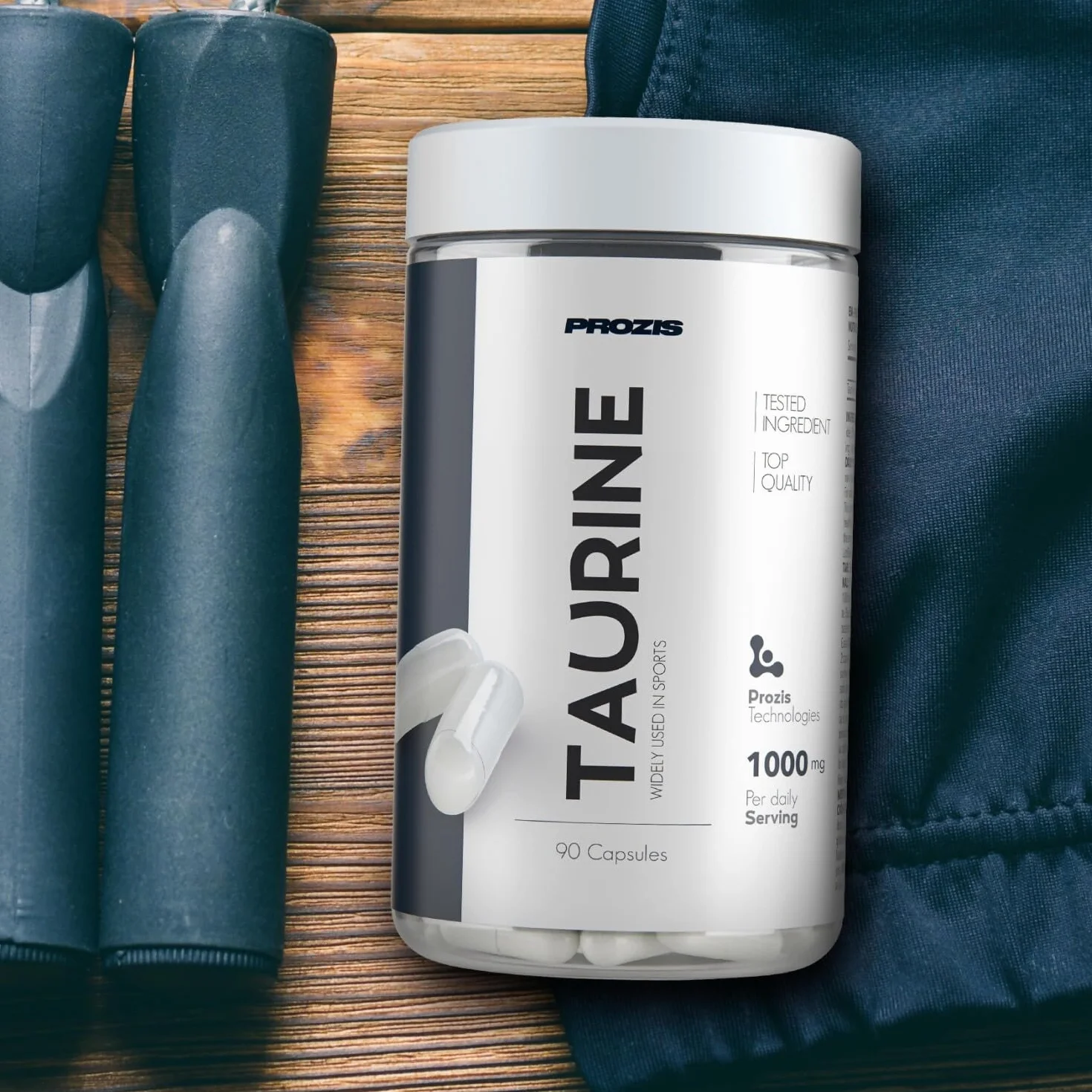 Prozis Taurine 1000 mg 90 kapsułek taurina tabletki