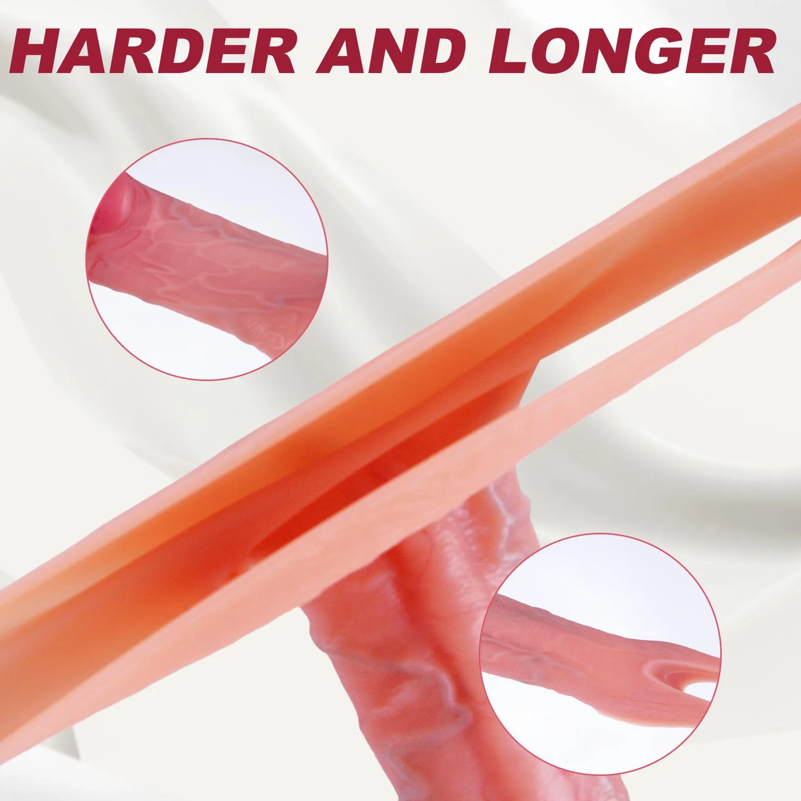 Giocattolo sessuale maschile fodera per pene realistico extra grande 16,5 cm riutilizzabile diametro 5,3 cm