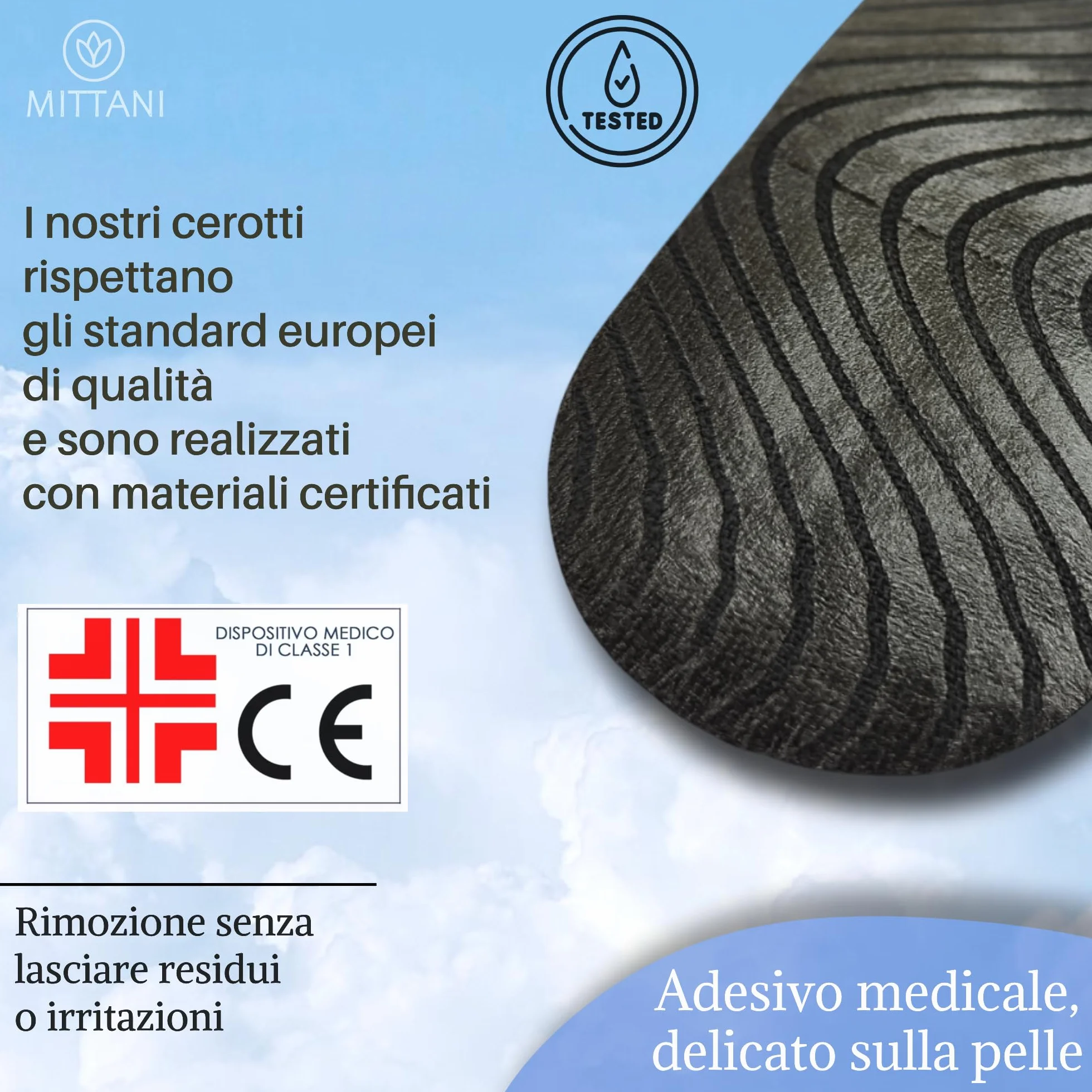 MITTANI® Cerotti Bocca per Dormire Antirussamento Respira Bene Respirazione Nasale