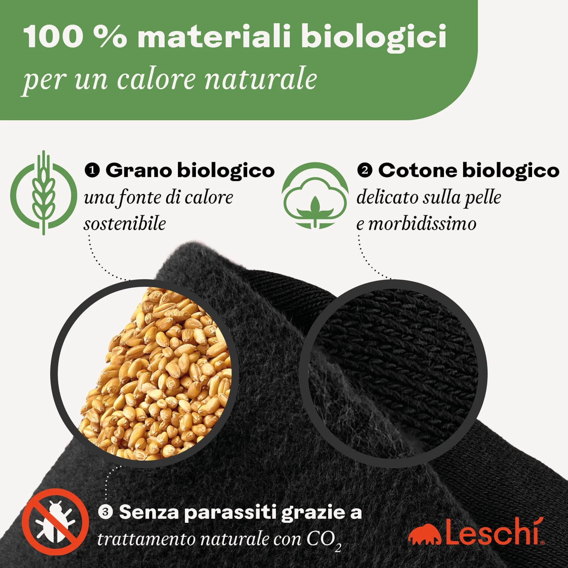 LESCHI Cuscino cervicale termico per microonde, 100% cotone e grano biologico, gatto nero, cuscino riscaldante ideale come fonte di calore in inverno e per alleviare tensioni a spalla schiena collo