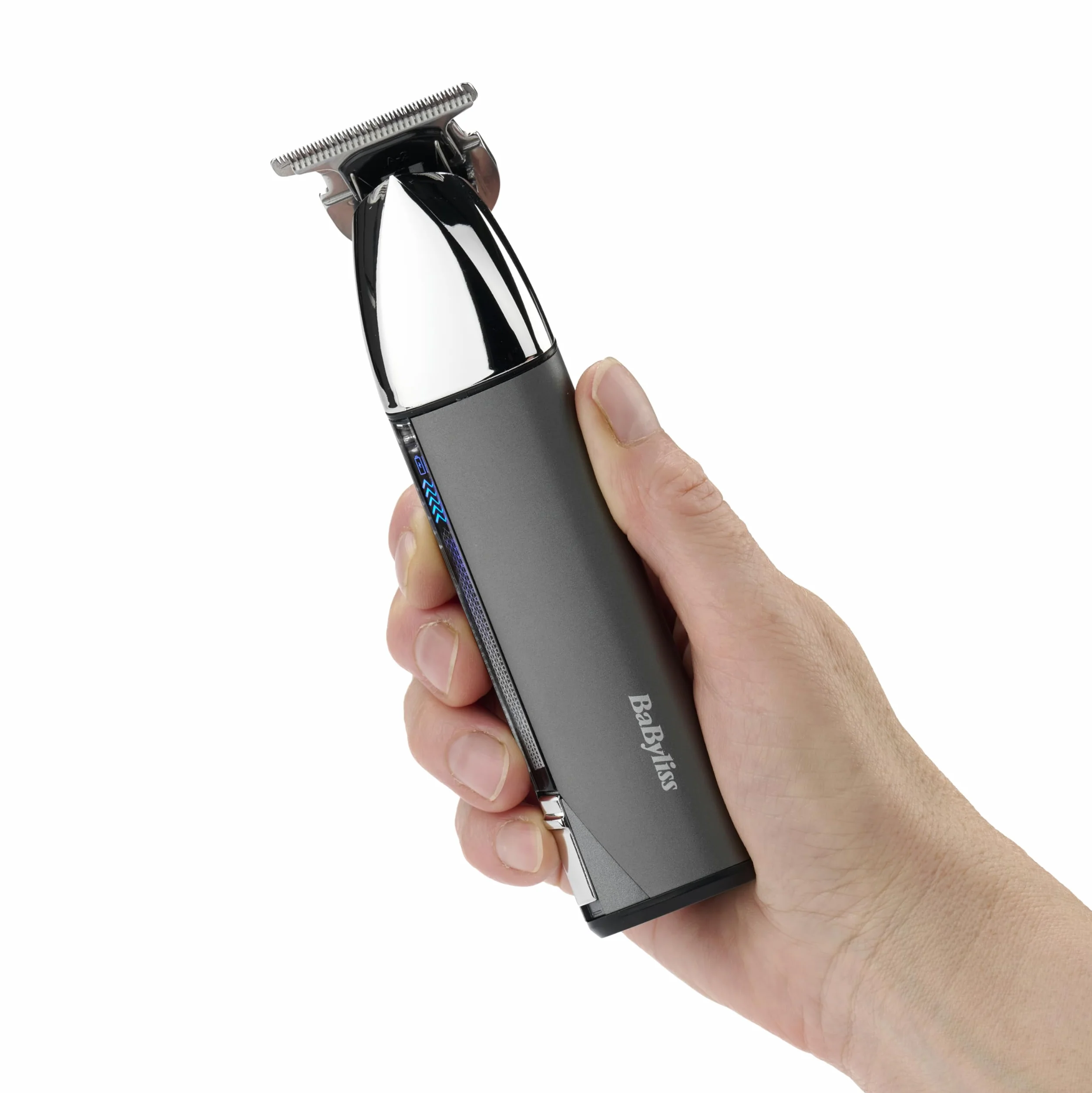 BaByliss Super-X Metal T996E Regolabarba professionale lama T Skeleton acciaio giapponese display digitale batteria al litio 5h autonomia cordless impermeabile