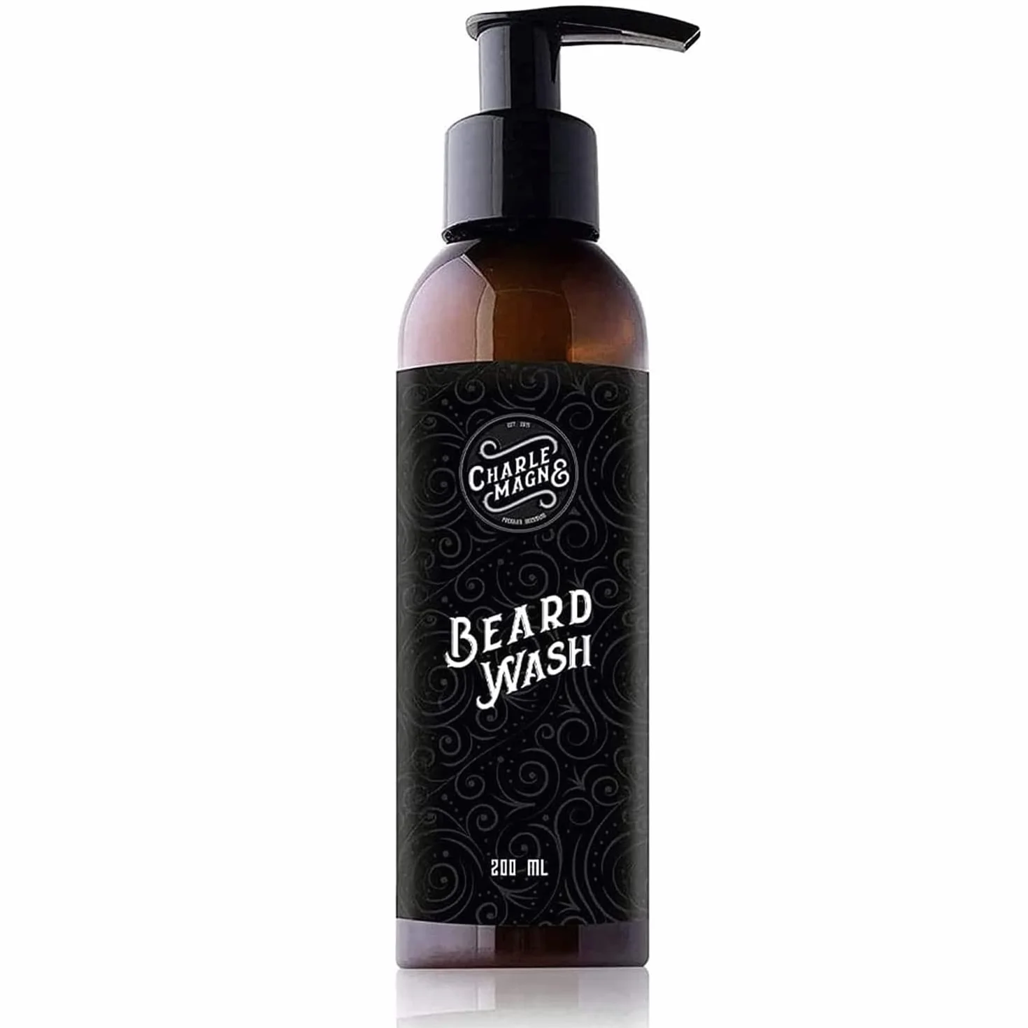 Charlemagne Beard Wash - Shampoo e Sapone per Uomo Made in Germany - Gel Lavaggio e Balsamo per Cura Delicata della Barba - Ideale per Pelle Secca