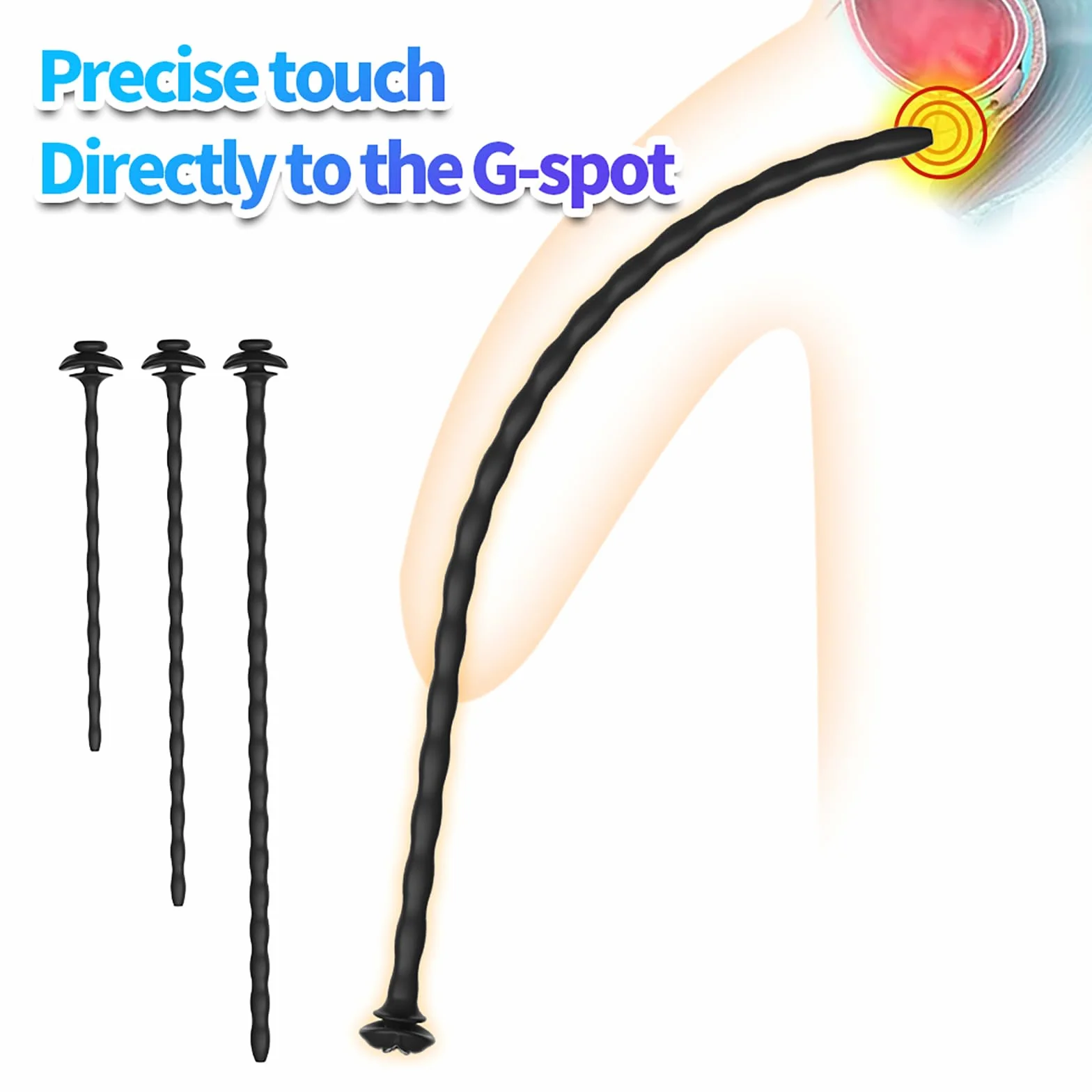 Plug Per Pene Per Gabbia Di Castità Plug Uretrale Cavo Dilatatori Cateteri in Silicone Massaggiatori Prostatici Stimolatori Sex Toy Maschili (L,1)