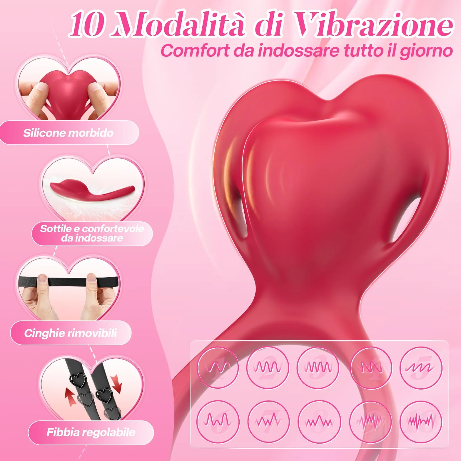 Vibratoreper Donna Professionale Wireless XL con APP Sex Toys, AI-Sync Telecomando 10 Modalità Vibrazione Ovetto Vibrante Sexytoysys Coppia Sex Toy, Vibratore per Donna Punto g Squirting, 6 Anelli