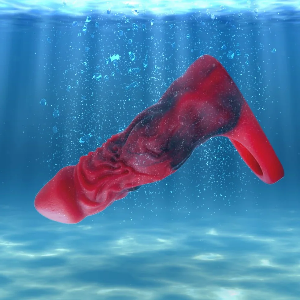 SXOVO Guaina Fallica Mostruosa con Anello Testicolare, Prolunga Pene Riutilizzabile Ritardante Eiaculazione Precoce
