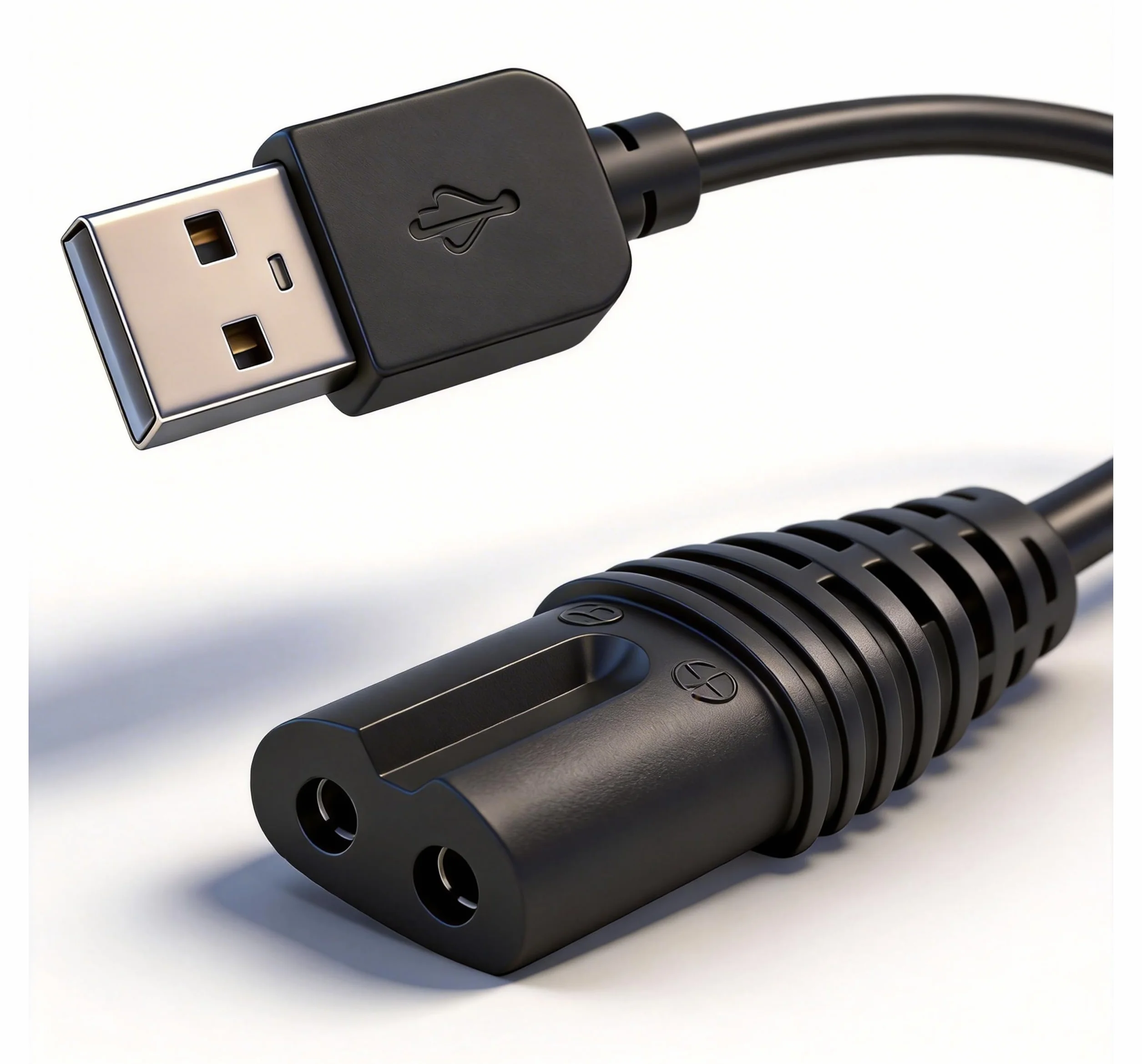 Cavo Alimentatore USB 12V compatibile con Braun Silk-épil 9 Flex 5 7 9 Caricatore