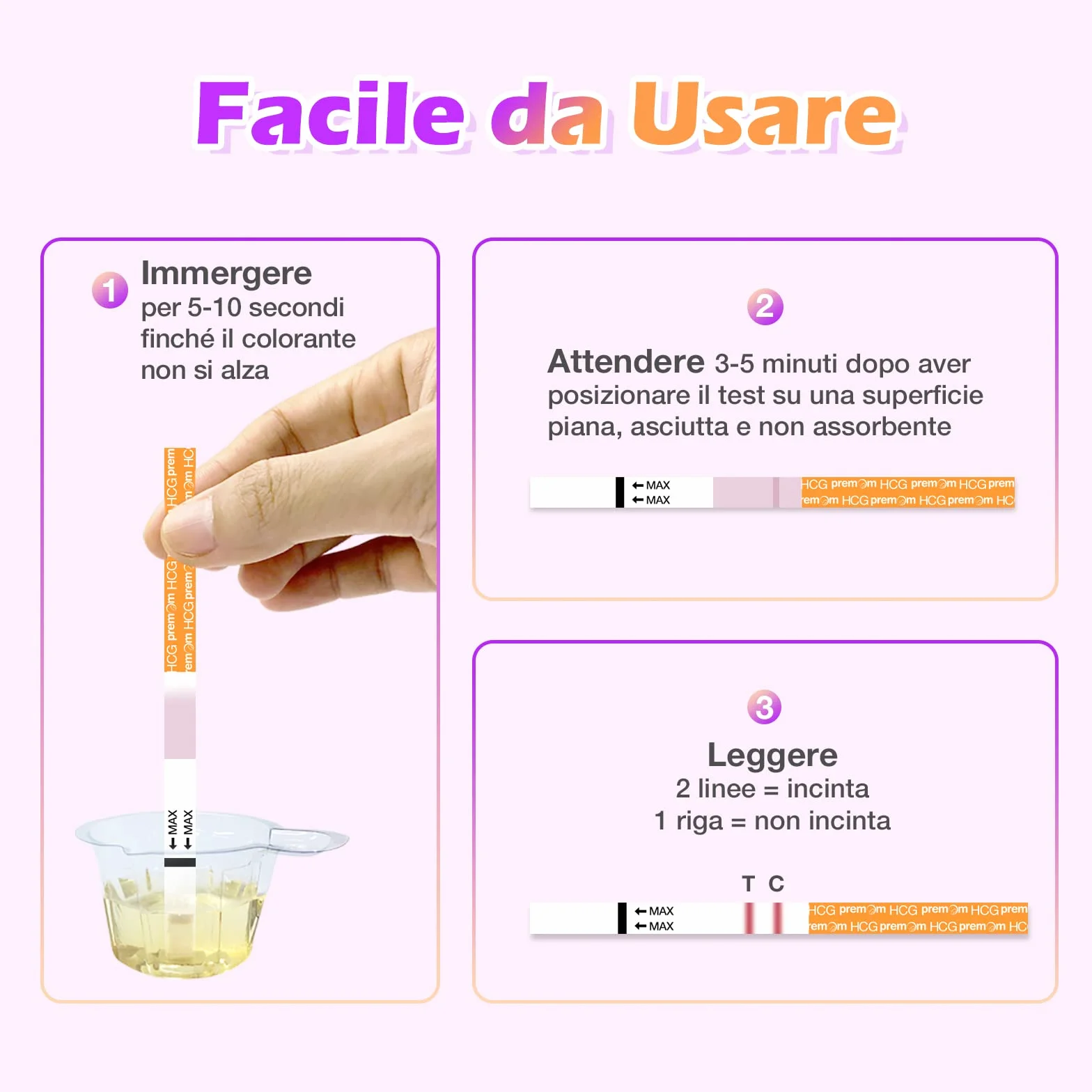 Premom Test di Gravidanza Precoce Ultra Sensibile 10mIU/ml Rilevamento Rapido con APP