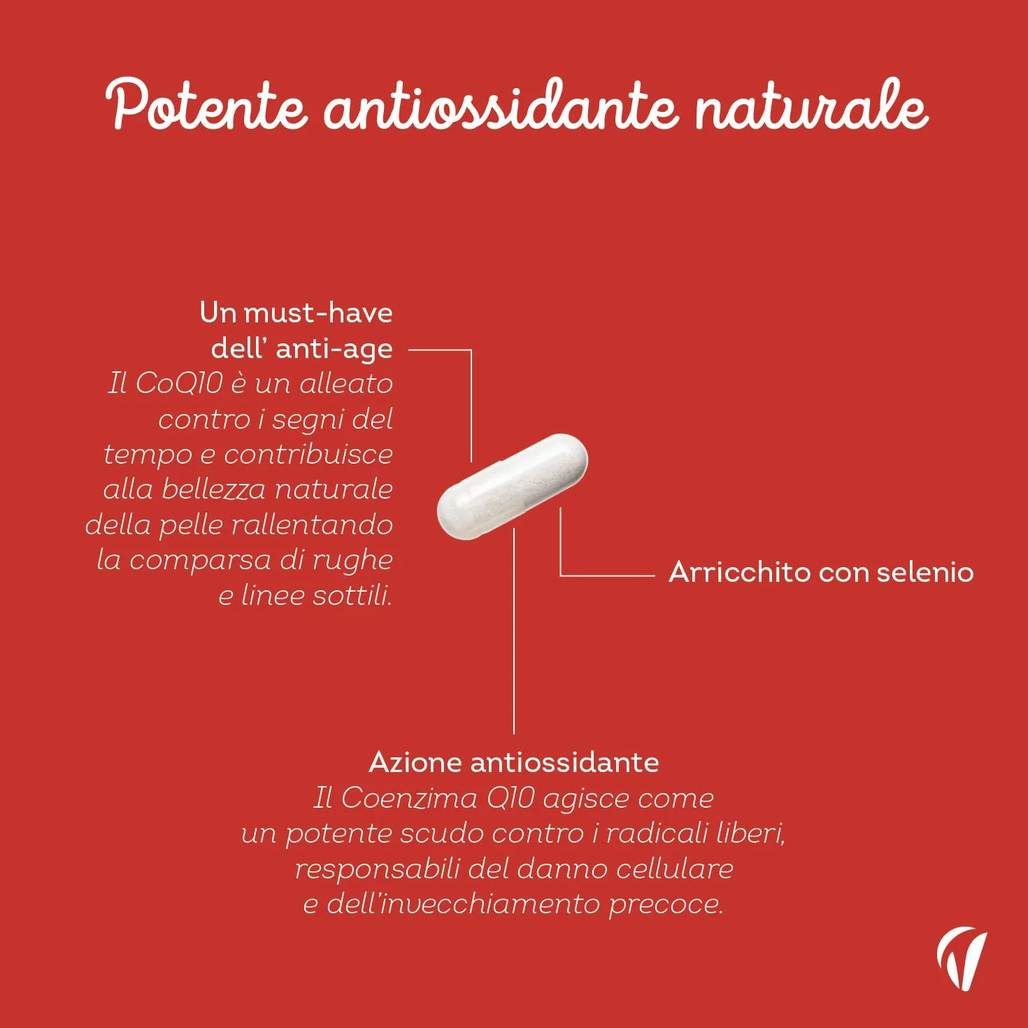 Coenzima Q10 200mg – Integratore Antiossidante Naturale – Con Selenio per Pelle, Unghie e Capelli – 60 Capsule Vegane, Antiage, Supporto Energetico, Protezione Contro lo Stress Ossidativo - Vitavea