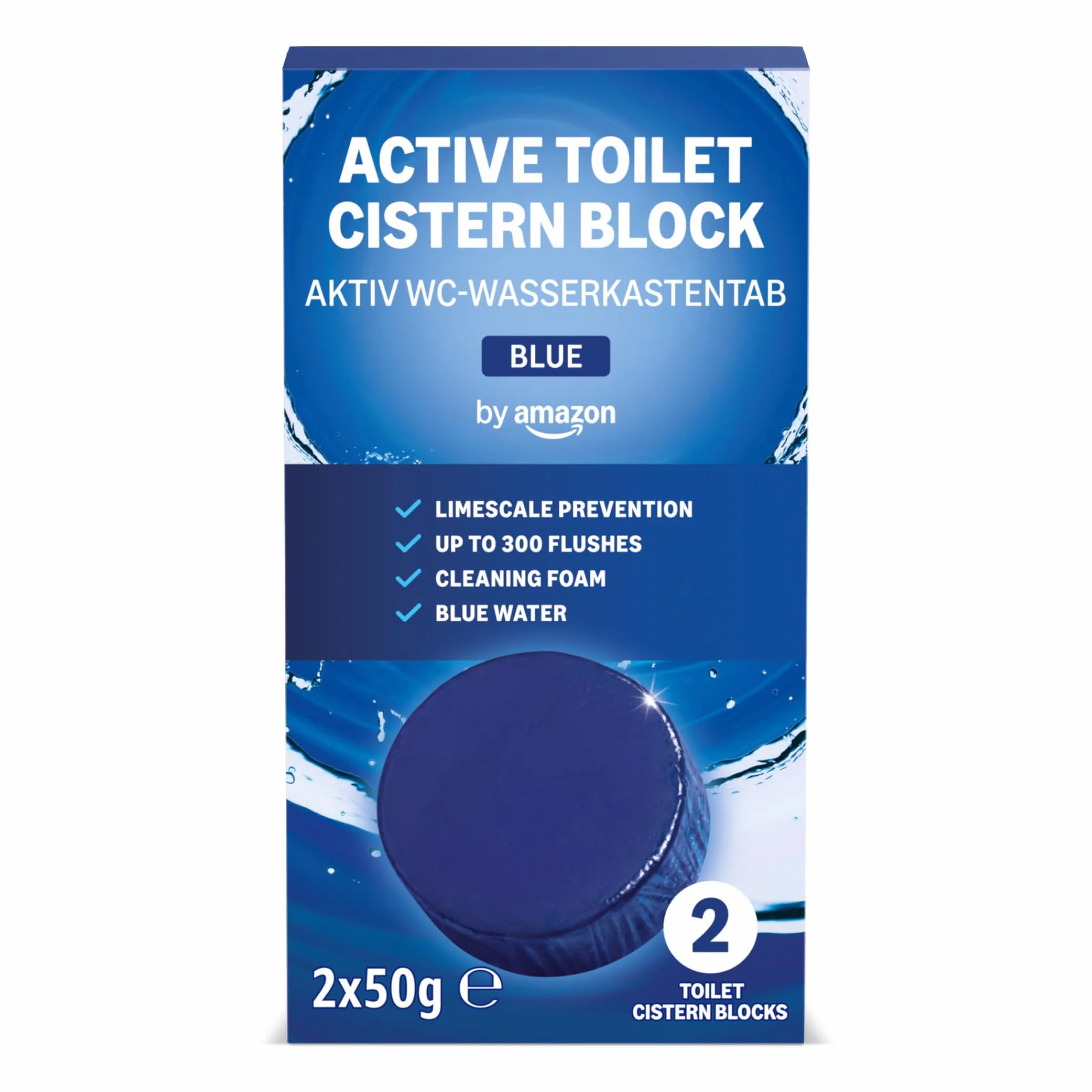 Blocco per cassetta WC, 1 pezzo, blu