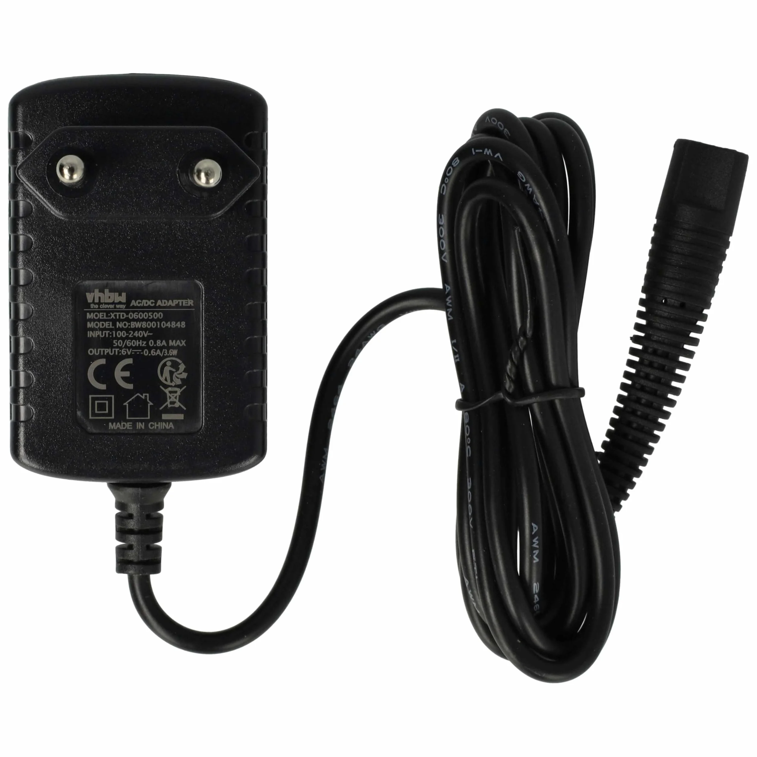 vhbw Alimentatore AC compatibile con Braun MGK3040 MGK3060 MGK3080 CruZer 6 BT5010 BT5050 BT5070 BT5090 rasoio