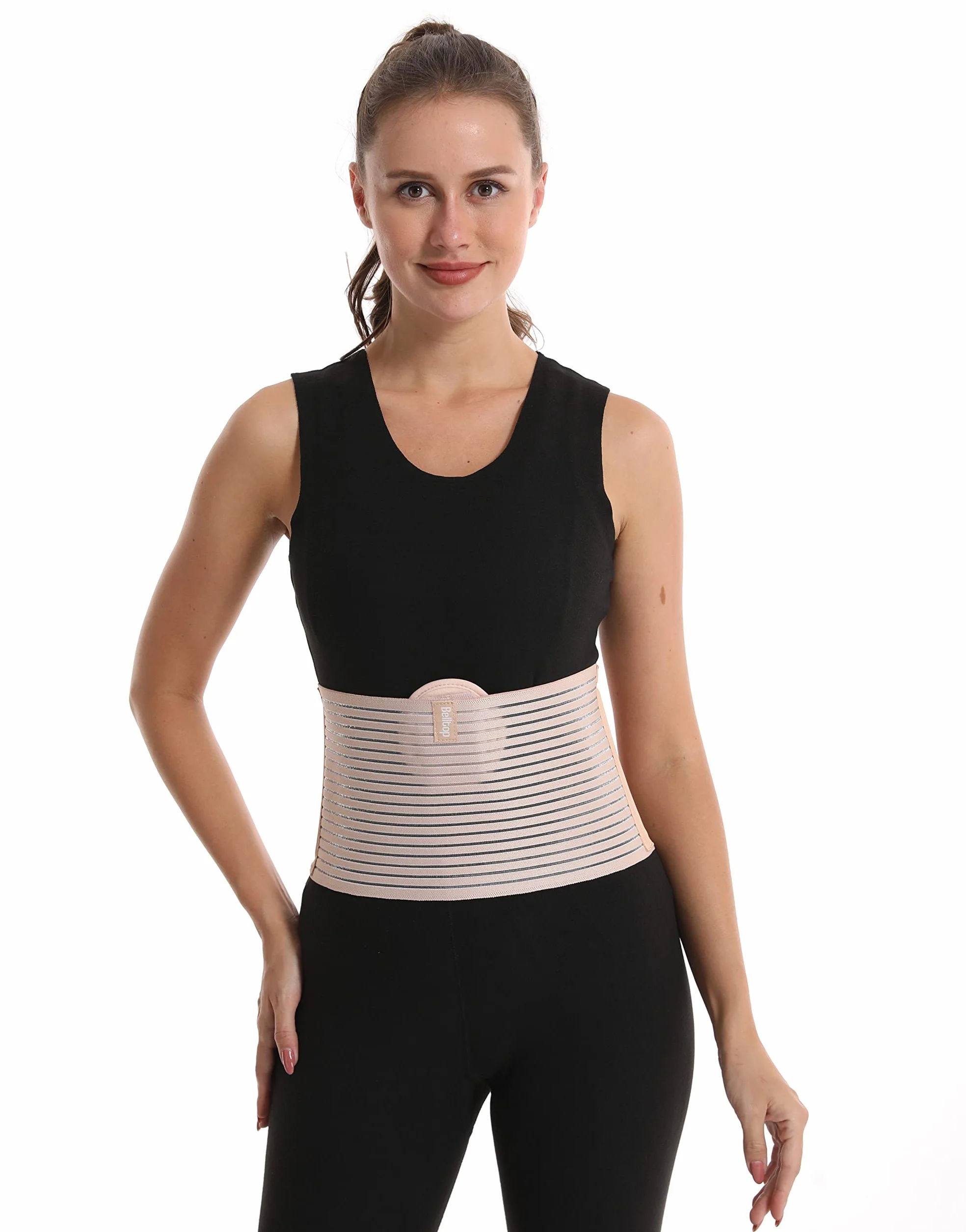 Fascia ernia ombelicale: uomo e donna- sostegno per ernia addominale. Cintura ernia ombelicale ergonomica. Guaina pancera post parto/fascia post parto: ortopedica (S/M)