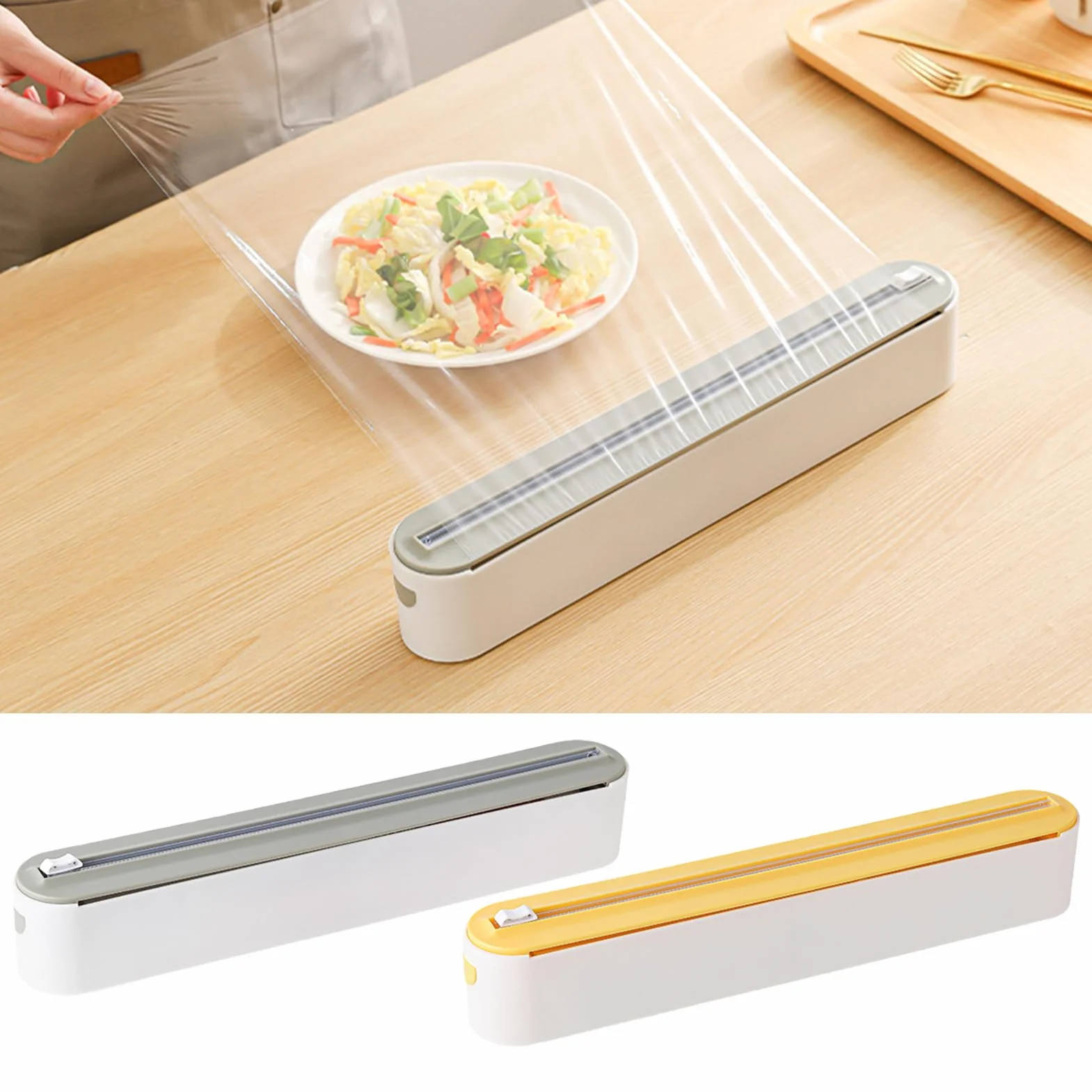 Dispenser Carta Forno Alluminio Pellicola Magnetica, – Taglio Pulito E Sicuro, Retro Magnetico, Dimensioni Regolabili Da 15 A 30 Cm, Dispenser Per Carta Stagnola E Alluminio Film Con Taglierine