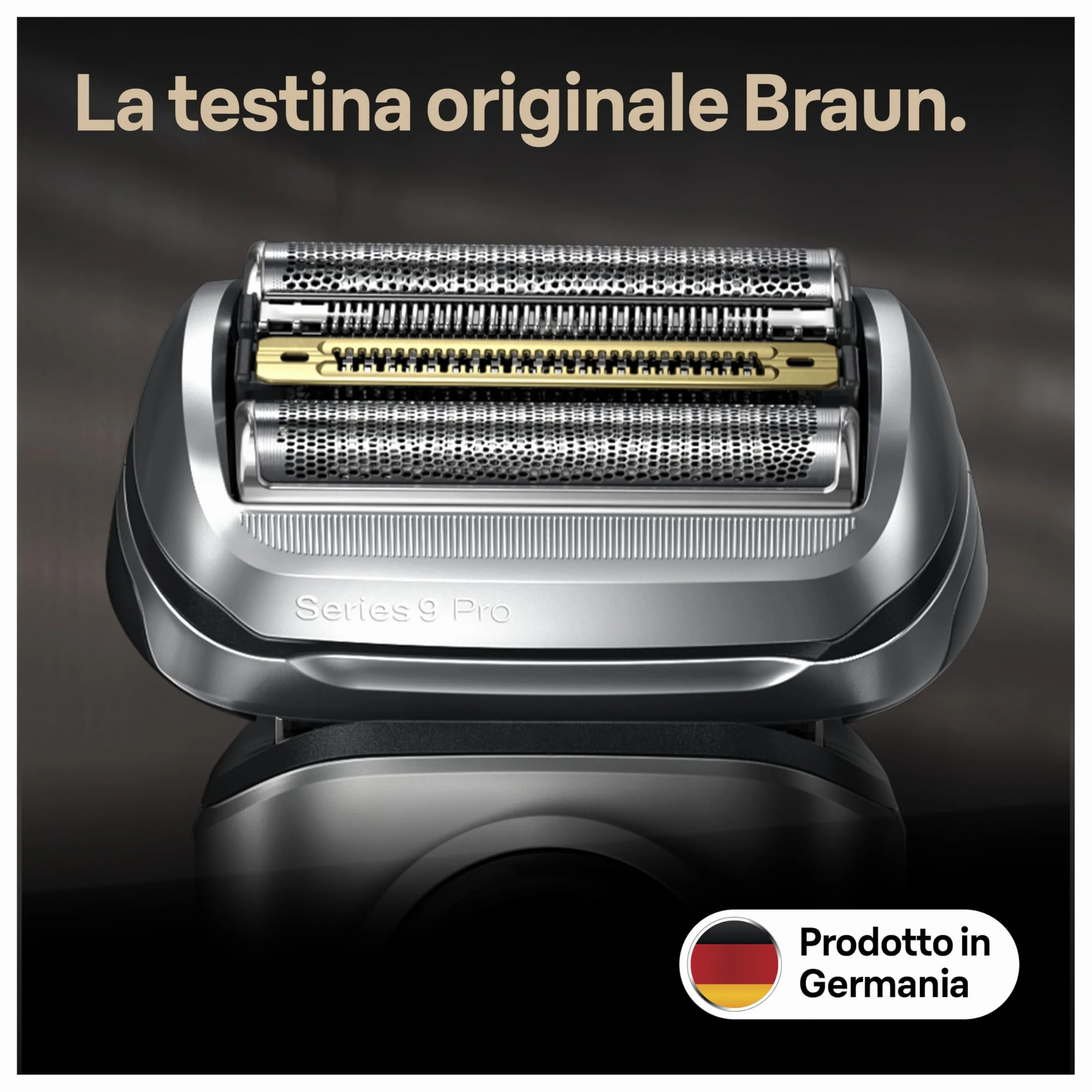 Braun Serie 9 PRO+ 94M, Testina Braun Serie 9 Originale per Rasoio Elettrico Barba, Recupera Il 100% Delle Prestazioni Del Tuo Regolabarba Uomo, Compatibile Con Tutti I Rasoi Series 9