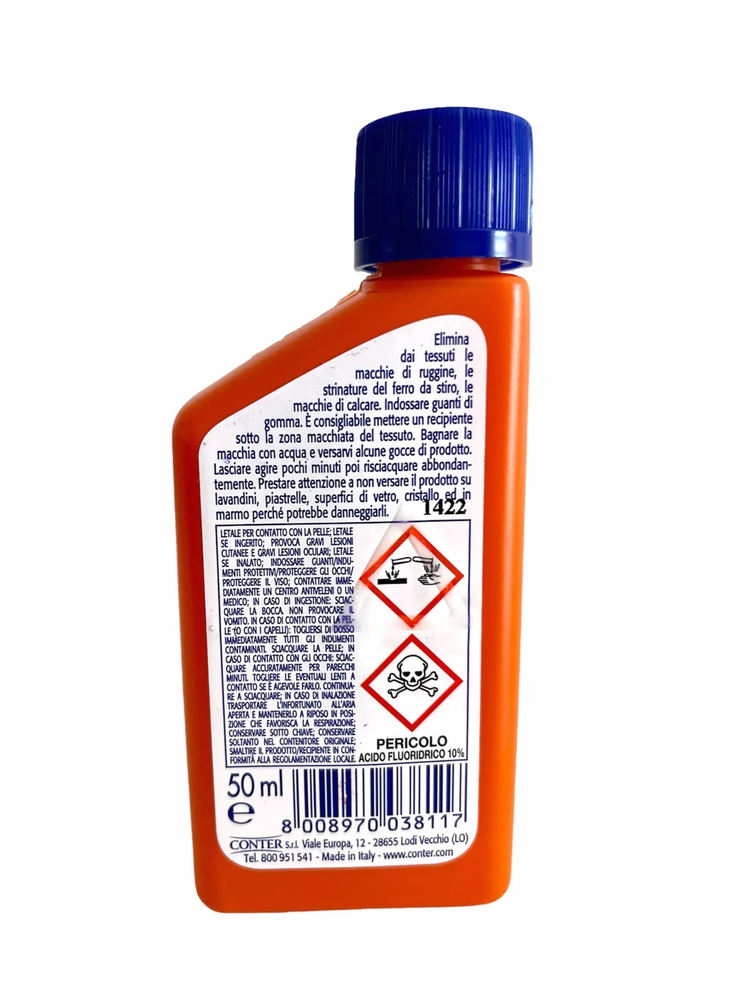 TOGLIRUGGINE RAPIDA RIMUOVE RUGGINE CALCARE STRINATURE FERRO DA STIRO 2 Pezzi 100Ml