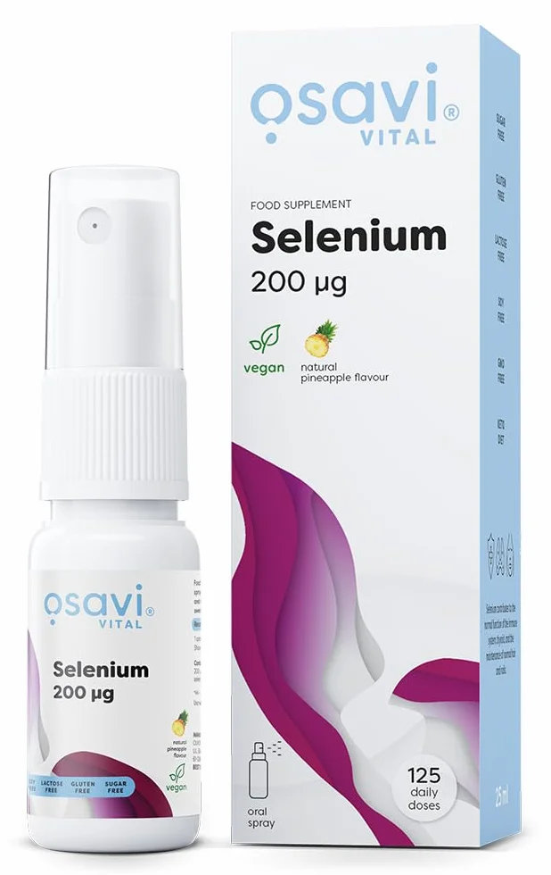 Selenium Oral Spray, 200mcg (Pineapple) - 25 ml.