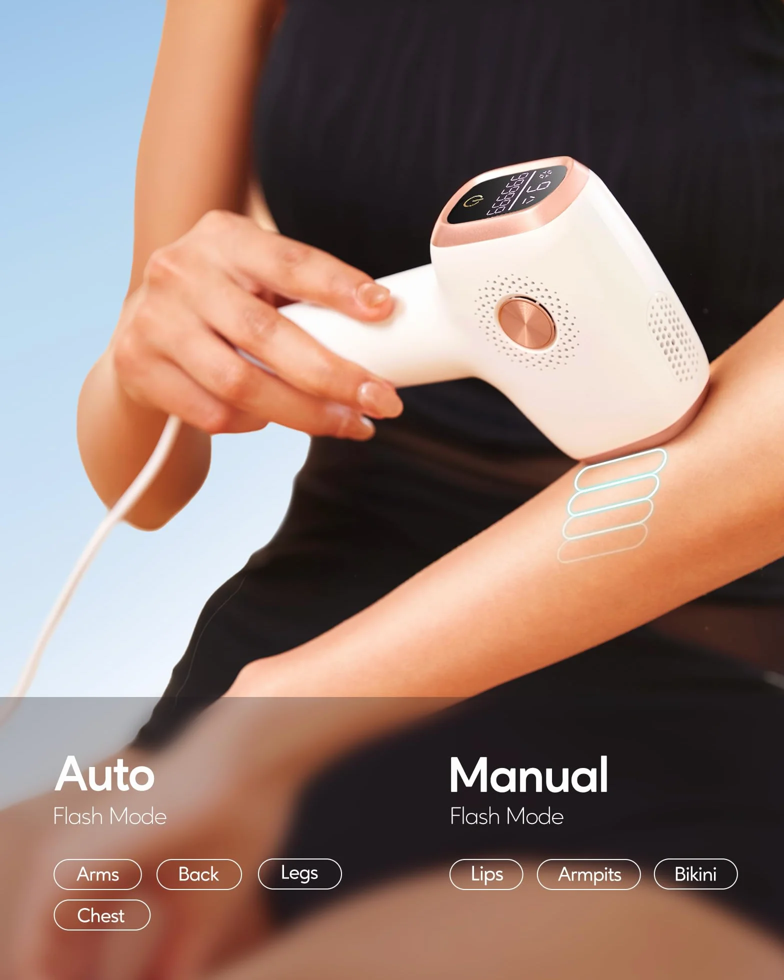 Dispositivo di depilazione di uso domestico di IPL