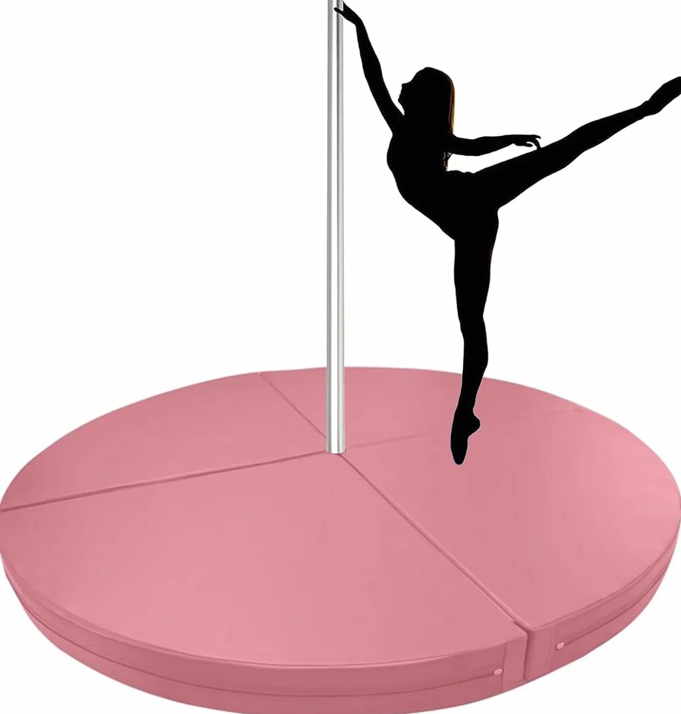 Palo Pole Dance Professionale Tappetino per Pole Dance Anticaduta Imbottito Portatile