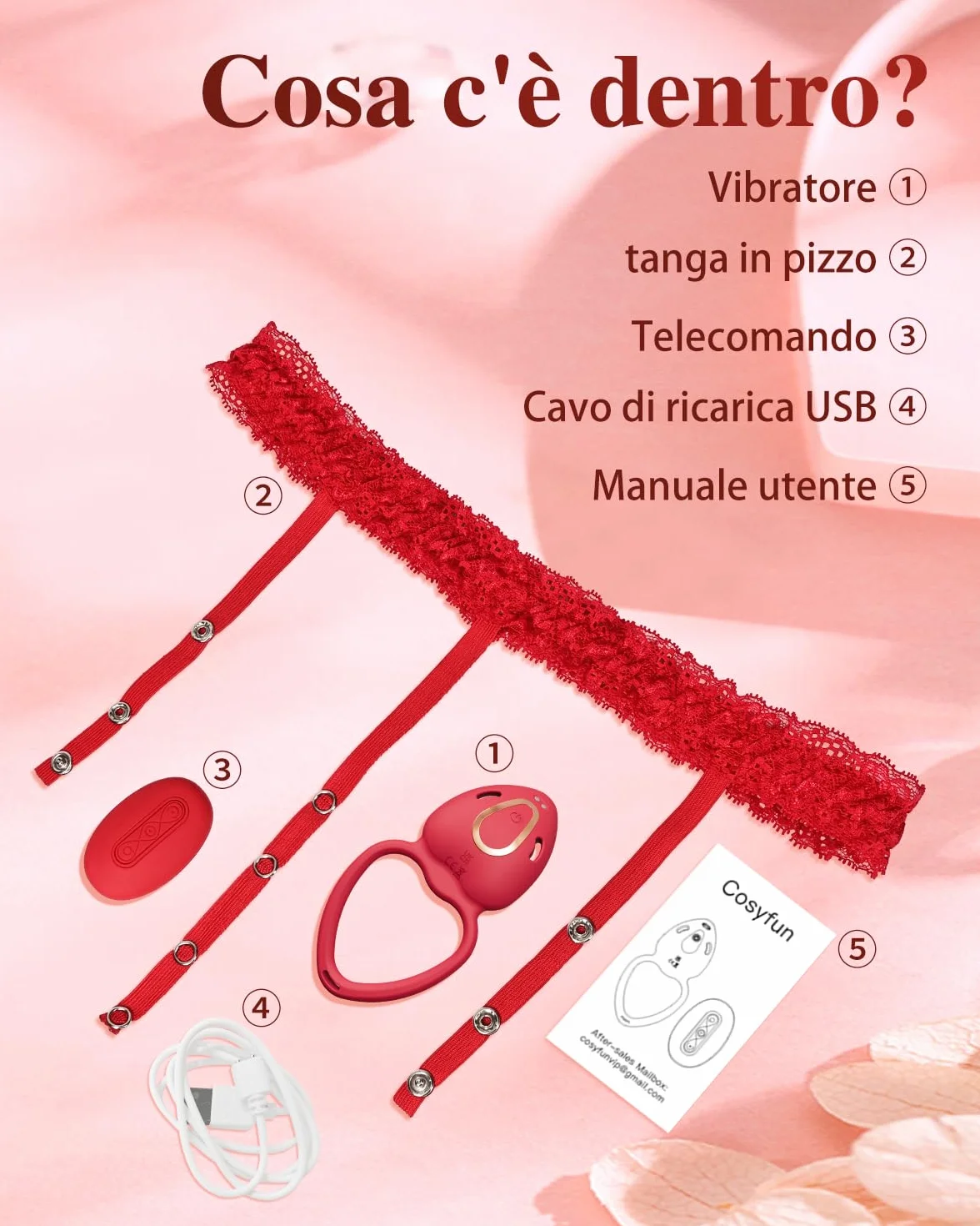 Vibratore per Donna Professionale con Telecomando, Stimolatore Clitoride Femminile, Sex Toys Coppia