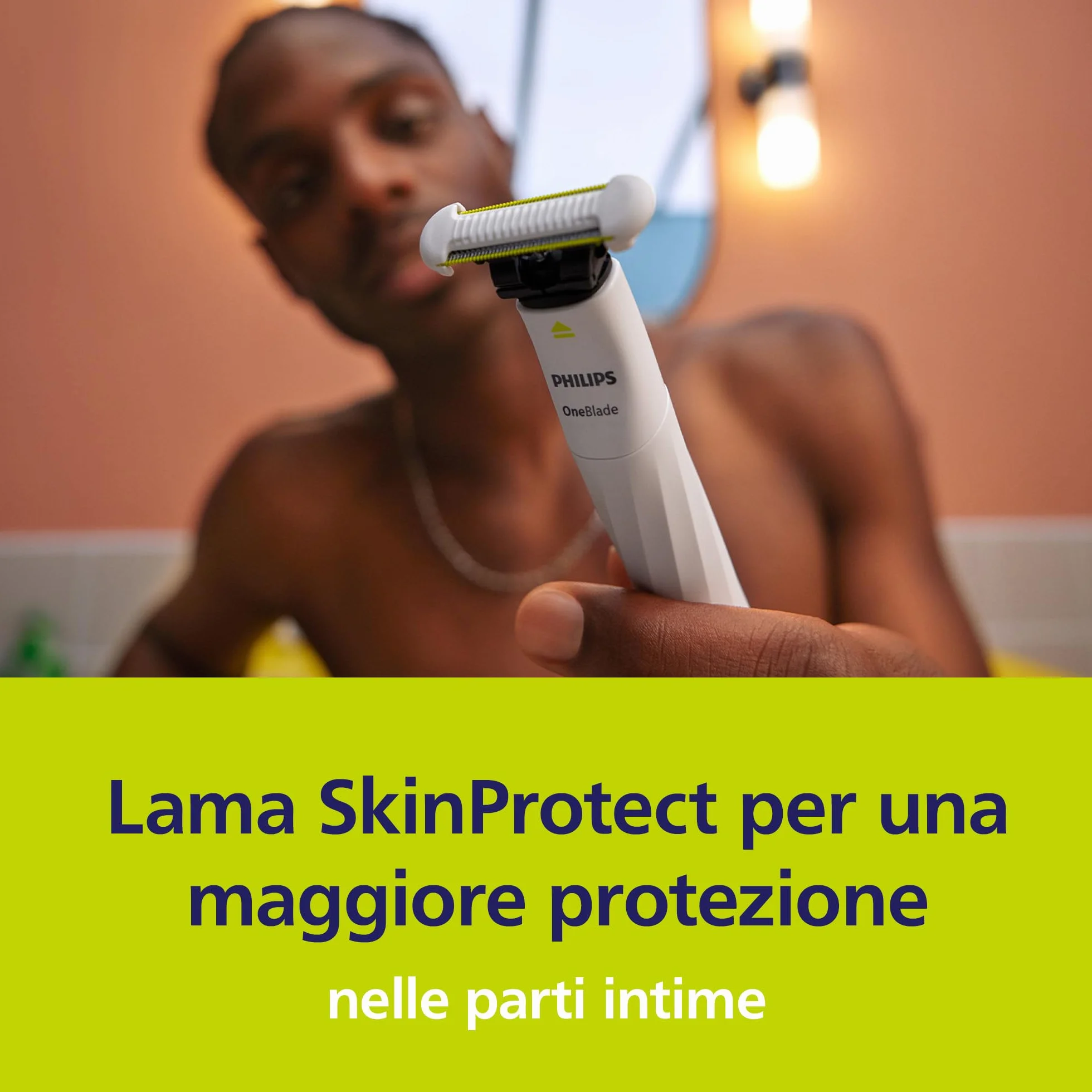 Philips OneBlade Intimate lame QP229/50 2 pezzi compatibili OneBlade Pro SkinProtect