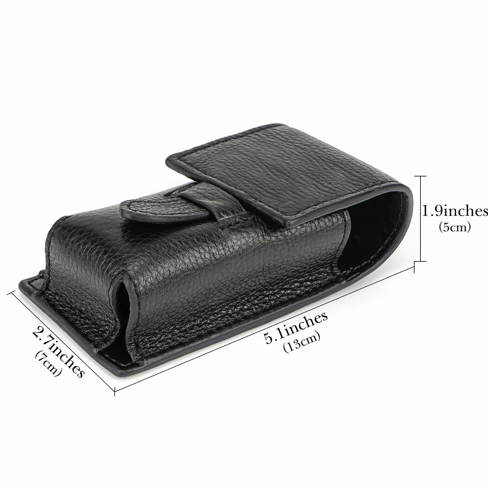 Linkidea Custodia da Viaggio per Pennelli da Barba, Borsa Organizer Portatile, Supporto Compatto Compatibile con Pennelli da Barba di Piccole Dimensioni (Nero)