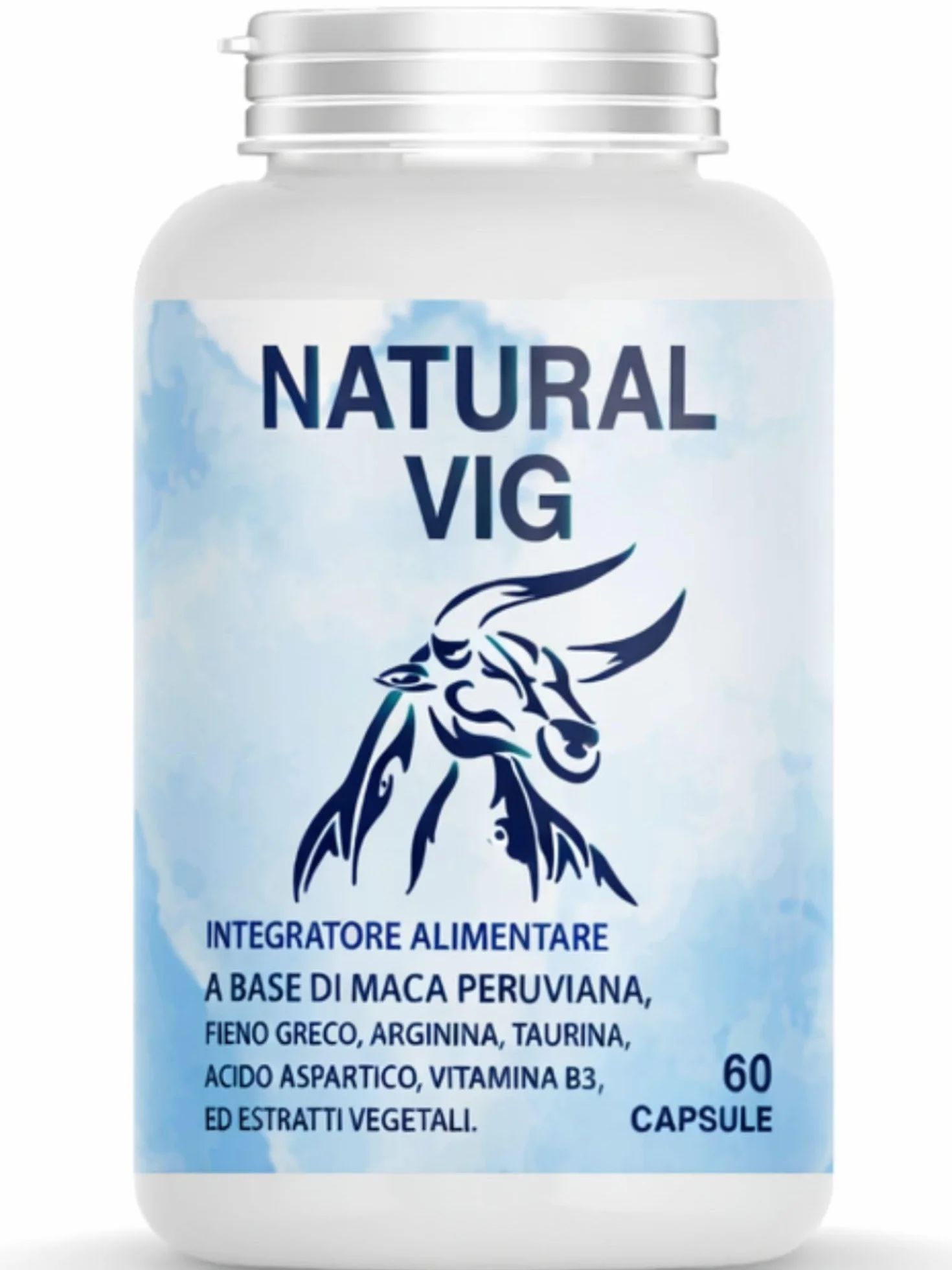 Integratore Vigore Maca Arginina, Uomo Integratore Fieno greco – Supporto a Energia, Vitalità e Tono Fisico Maschile, tono e Benessere – Formula Naturale