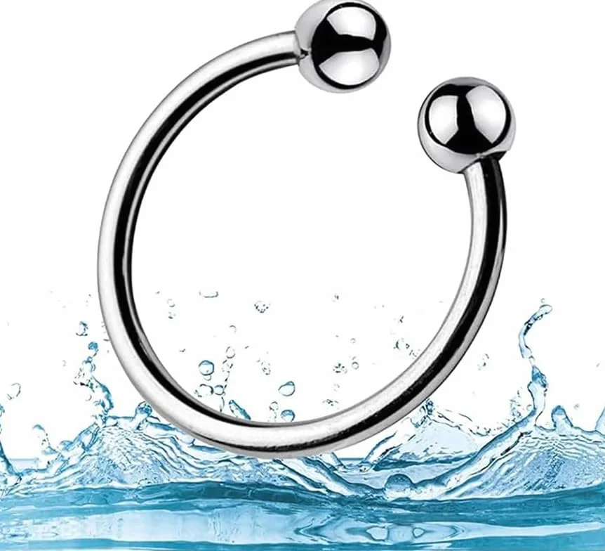Anello di Allenamento Muscolare di Fitness in Argento migliora la Resistenza e la Forza Muscolare, Aumenta la durezza e la Resistenza, Regalo di Coppia