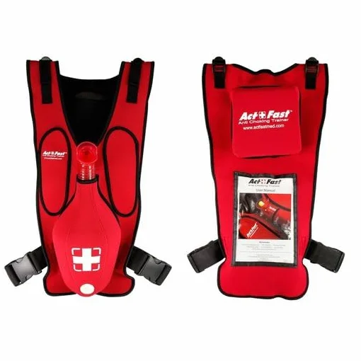 Act-Fast Dispositivo di Emergenza per Adulti con Backshot, Gilet di Allenamento Regolabile per Primo Soccorso