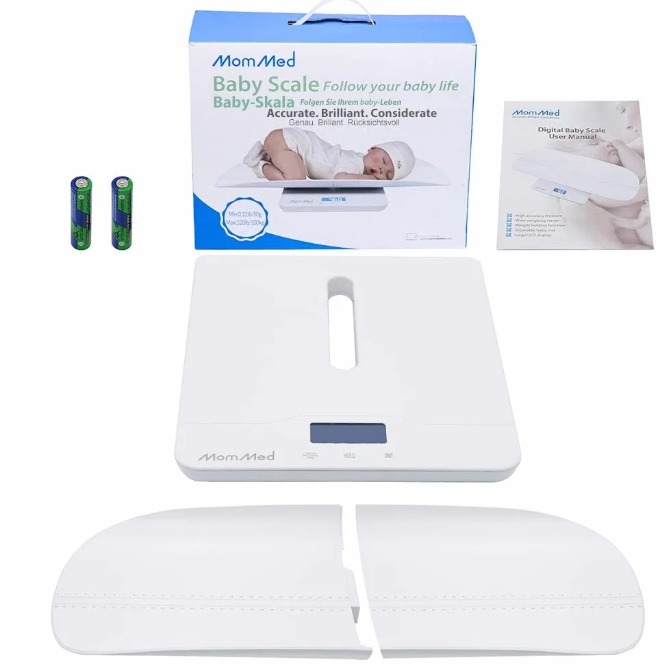 Bilancia digitale per bambini 50 g - 100 kg con inserto rimovibile