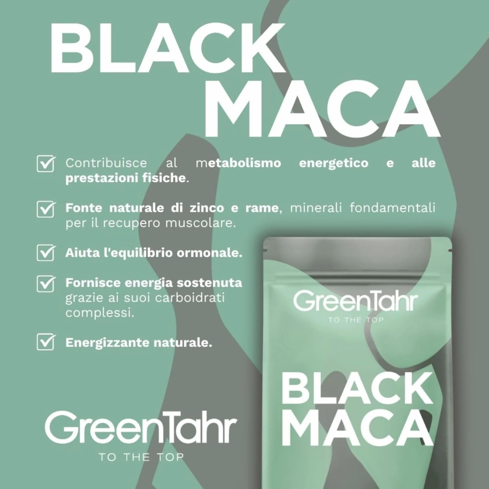 Green Tahr Maca Nera Peruviana in Polvere Bio 750g. 100% Pura estratta dalla Radice. Integratore Energizzante. Black Maca Root Powder Andina, Vegana e Senza Glutine