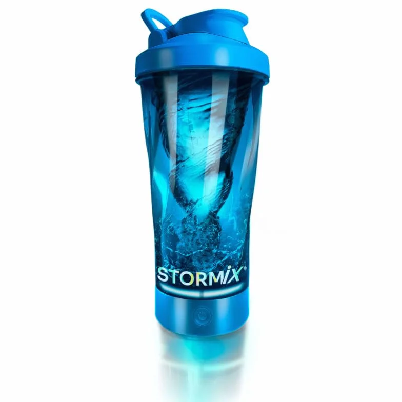 Stormix - Shaker elettrico | Mixer di alta qualità | Preparazione omogenea per proteine, pre Workout | Capacità 700 ml | Tritan e ABS, senza BPA | Basso volume sonore | Ricaricabile USB