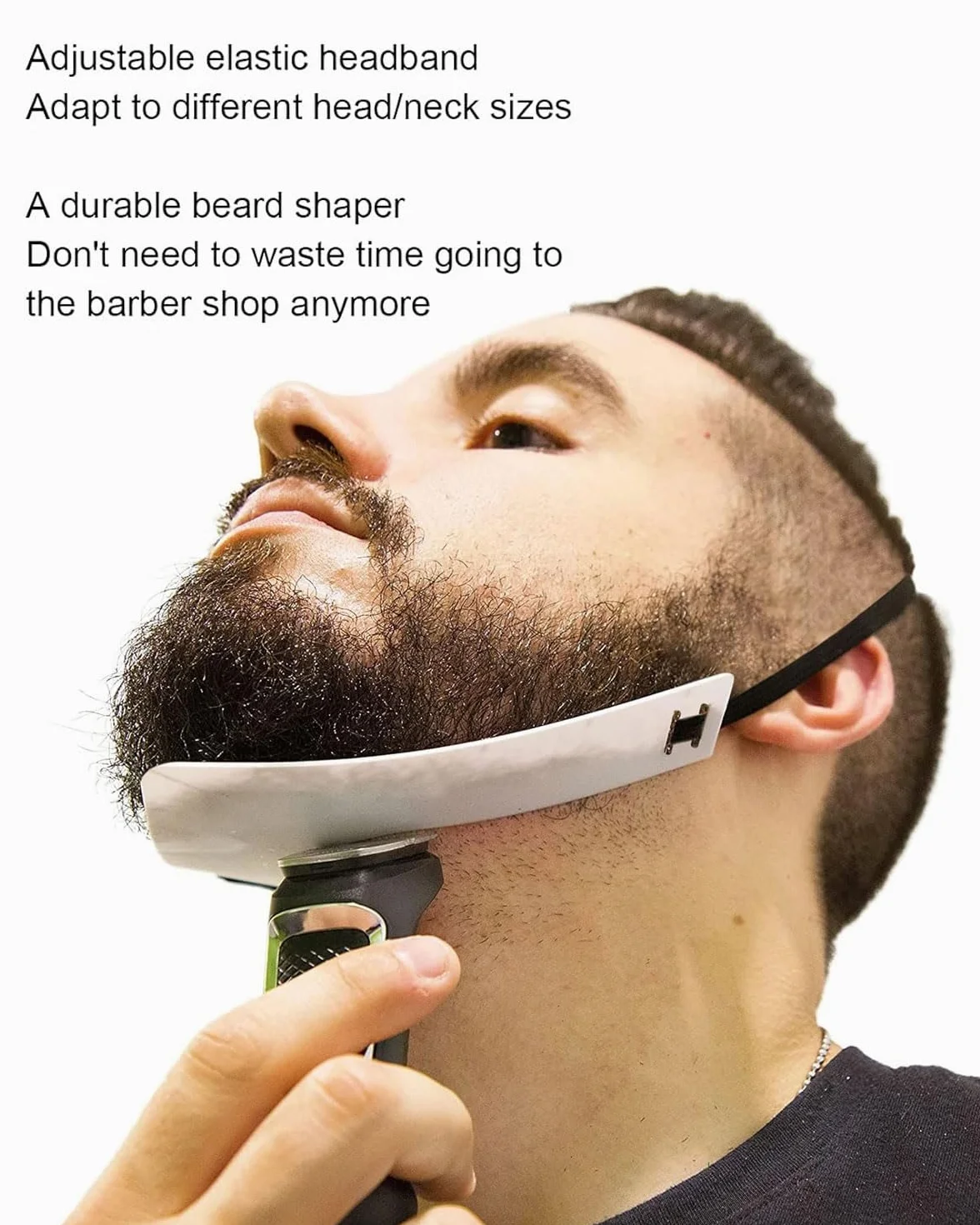 Sagoma per Barba Trimmer Guida Rasatura Strumento Modellare Ritaglio Flessibile Baffi