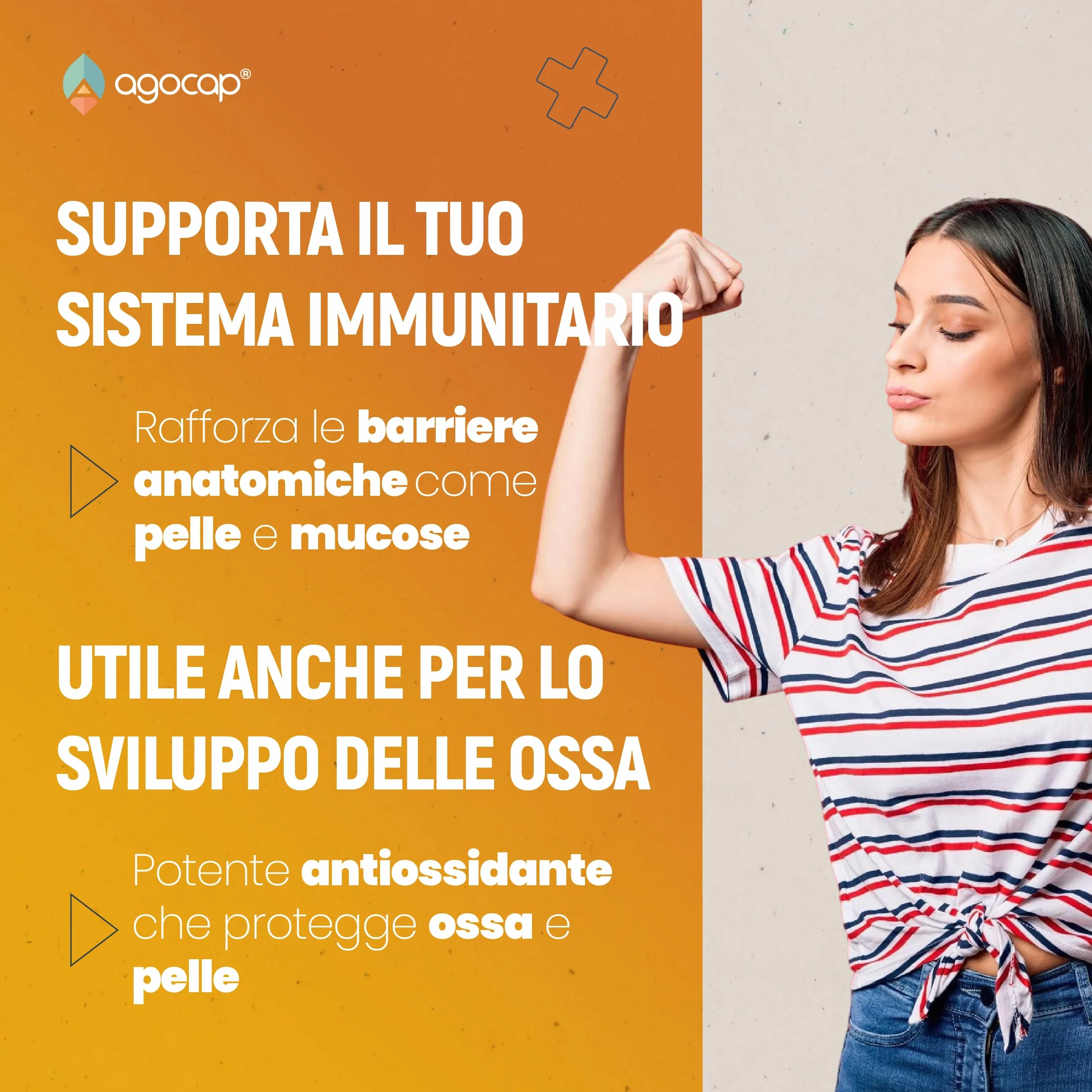 Vitamina A pura, 360 microcompresse ad alto dosaggio | 1200mcg per compressa di Vitamina A, 4000ui ad alta biodisponibilità | Agocap, Integratore Vitamin A, fatto in Italia