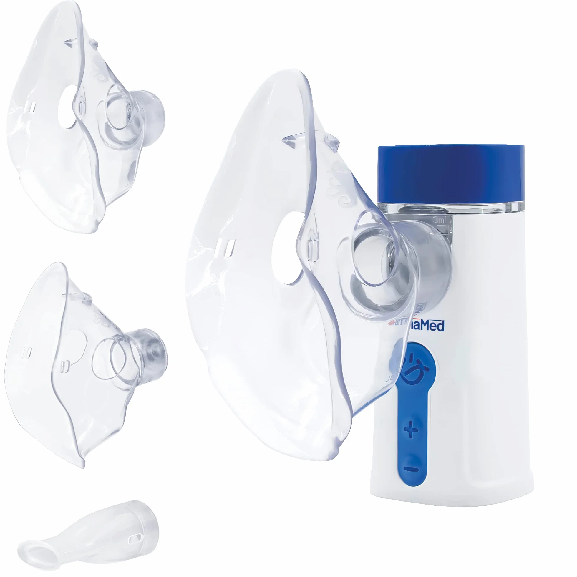 FARMAMED Nebulizzatore Mesh Silenzioso Portatile per Bambini e Adulti con Batteria Ricaricabile USB