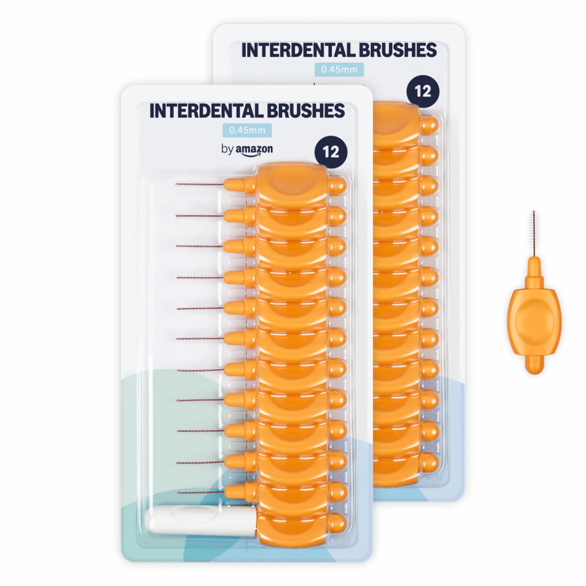 Scovolini interdentali 0,45 mm 24 pezzi Arancione by Amazon