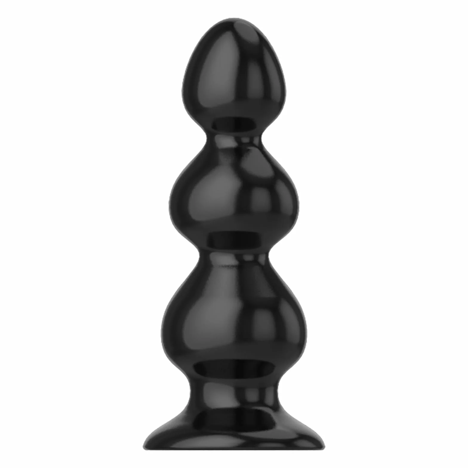 Pull Bead Plug anale sono in 6 dimensioni TPE Plug anale di grandi dimensioni con ventose per le donne uomini pesanti buttplug Masturbatore giocattolo del sesso per la formazione anale (L)