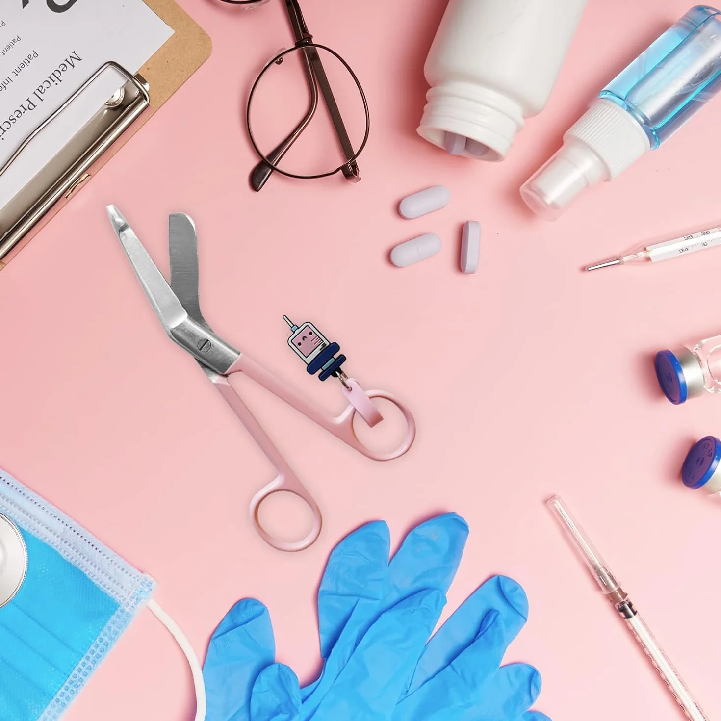 Forbici Infermiere in Acciaio Inossidabile - Accessori per Lavoro