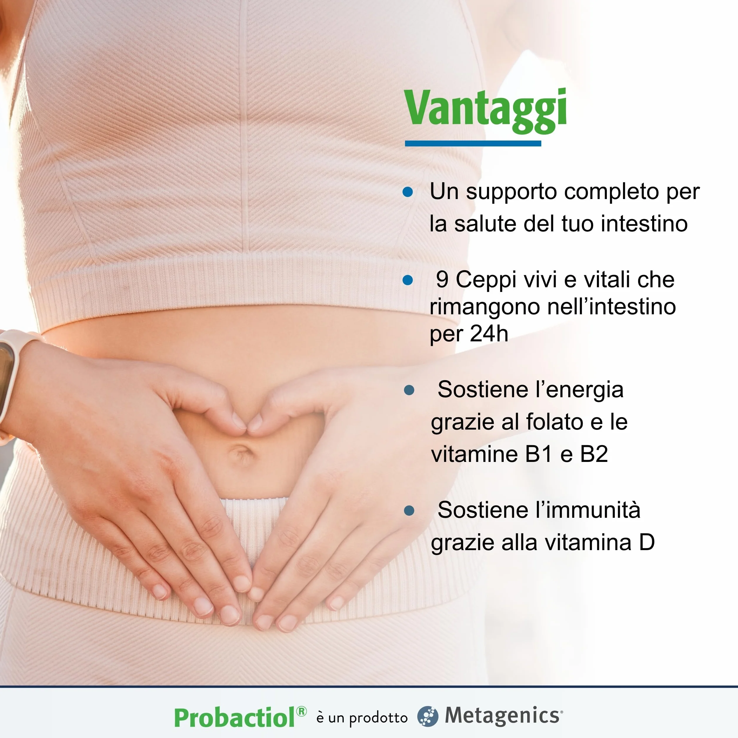 Metagenics Probactiol Complete 30 Capsule - 9 Ceppi Probiotici per Flora Intestinale