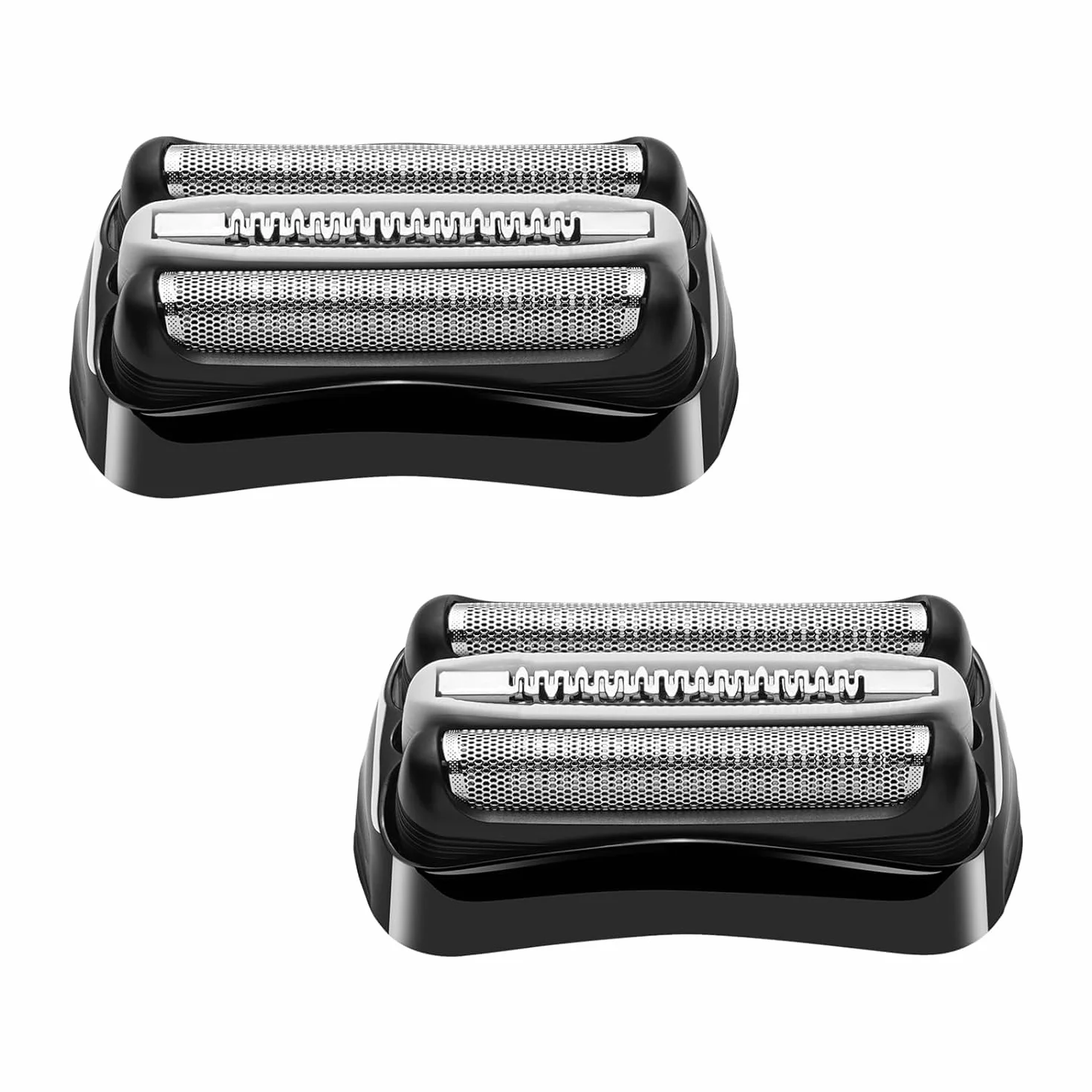 Set di 2 testine di ricambio per rasoio Bra** Serie 3 32B compatibili con 3040s 3000s 3050cc 3010s 3070cc 3080s 3090s 310s 3020s 3330s 370cc-4 380s-4