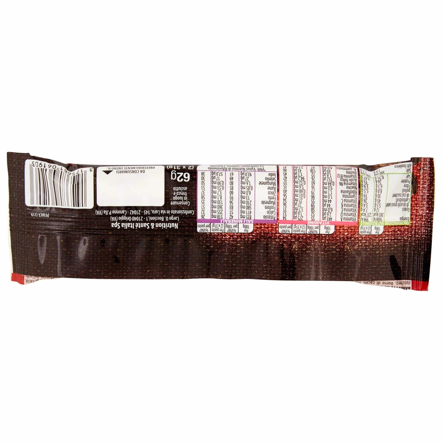 Pesoforma 1 Pasto Cioccolato Fondente, Pasto Sostitutivo, 2 Barrette 62g