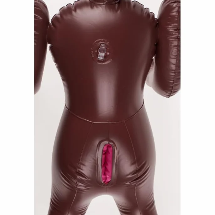 Bambola gonfiabile mini per feste, addio al celibato, 66 cm, 3 motivi assortiti, rosa, con confezione regalo