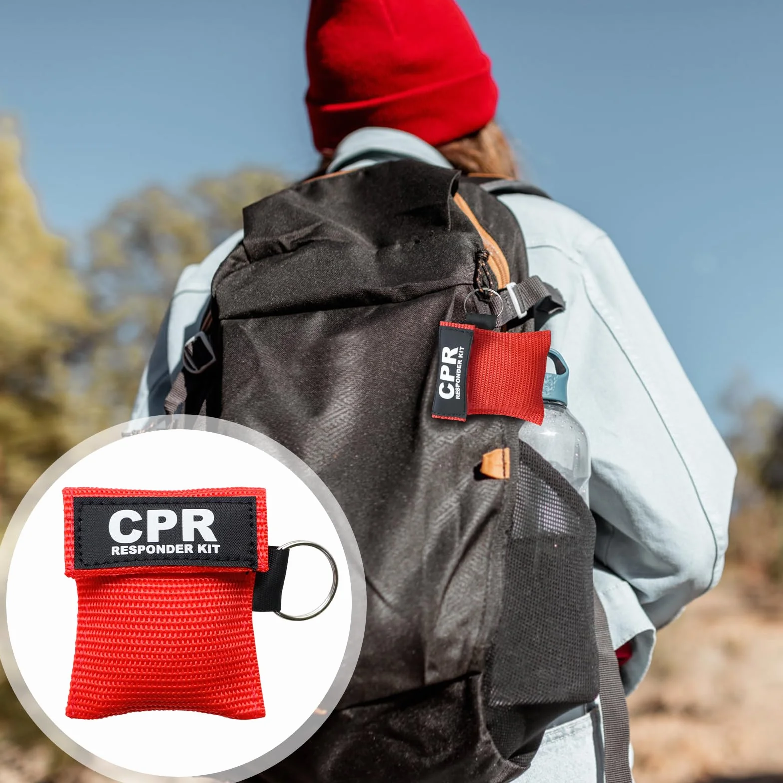 Mascherine CPR e guanti monouso PVC protezione viso valvola unidirezionale barriera respiratoria primo soccorso