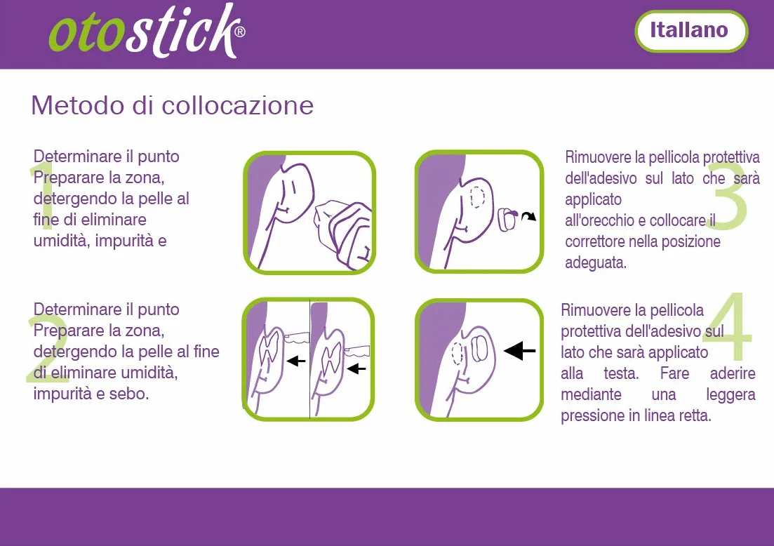 Otostick Pack 3 Correttore per Orecchie a Sventola 24 correttori