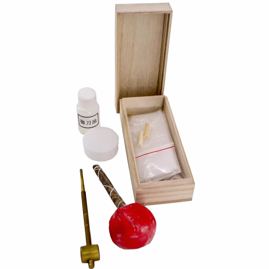 ECOMMUR Set di pulizia per katana S5004 | Pulizia e manutenzione katana da collezione