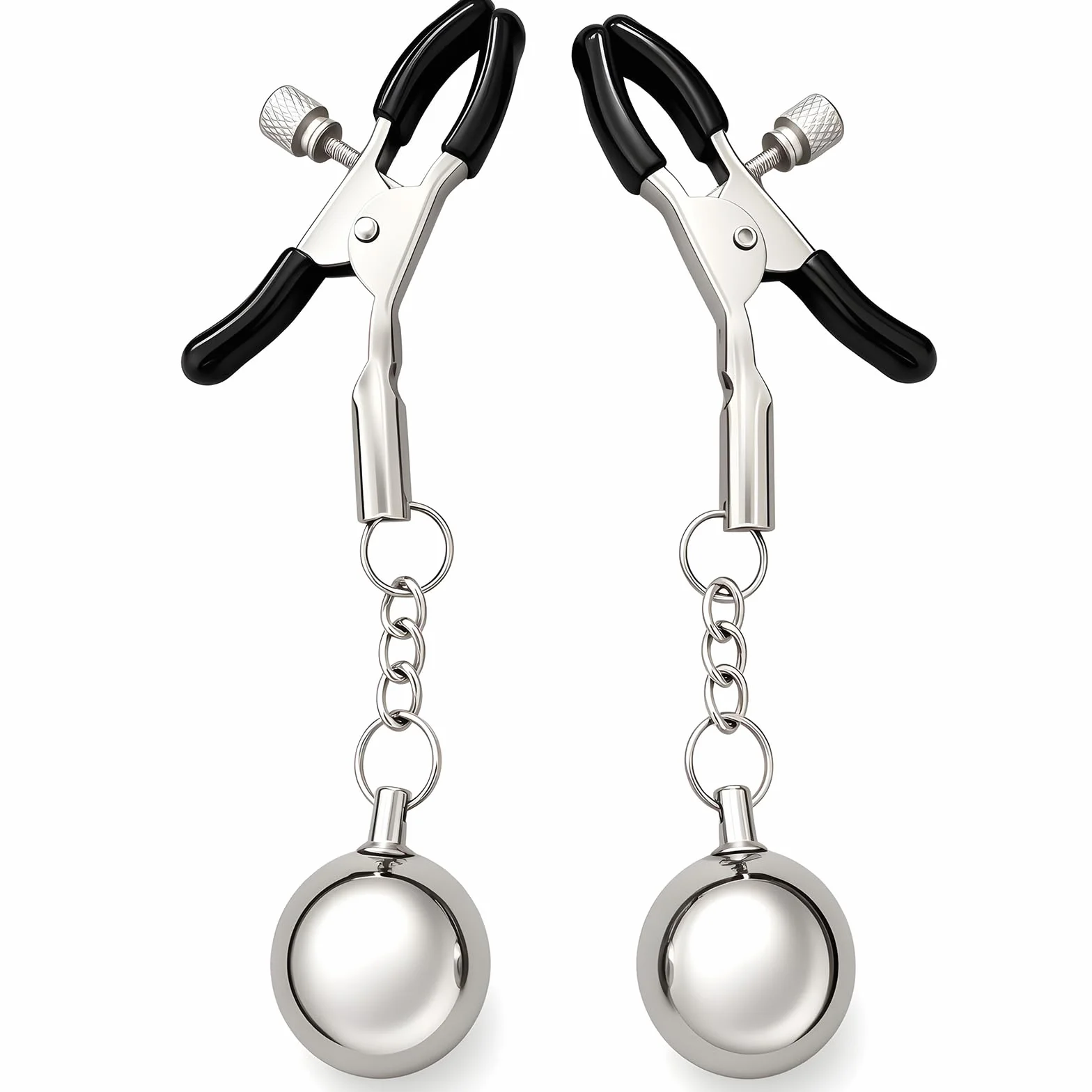 Pinze per Capezzoli Donna Morsetti per Capezzoli Regolabili Stimolatore Clitoride Femminile Labia Clip BDSM Giocattoli Sessuali per Uomini e Donne SM Bondage
