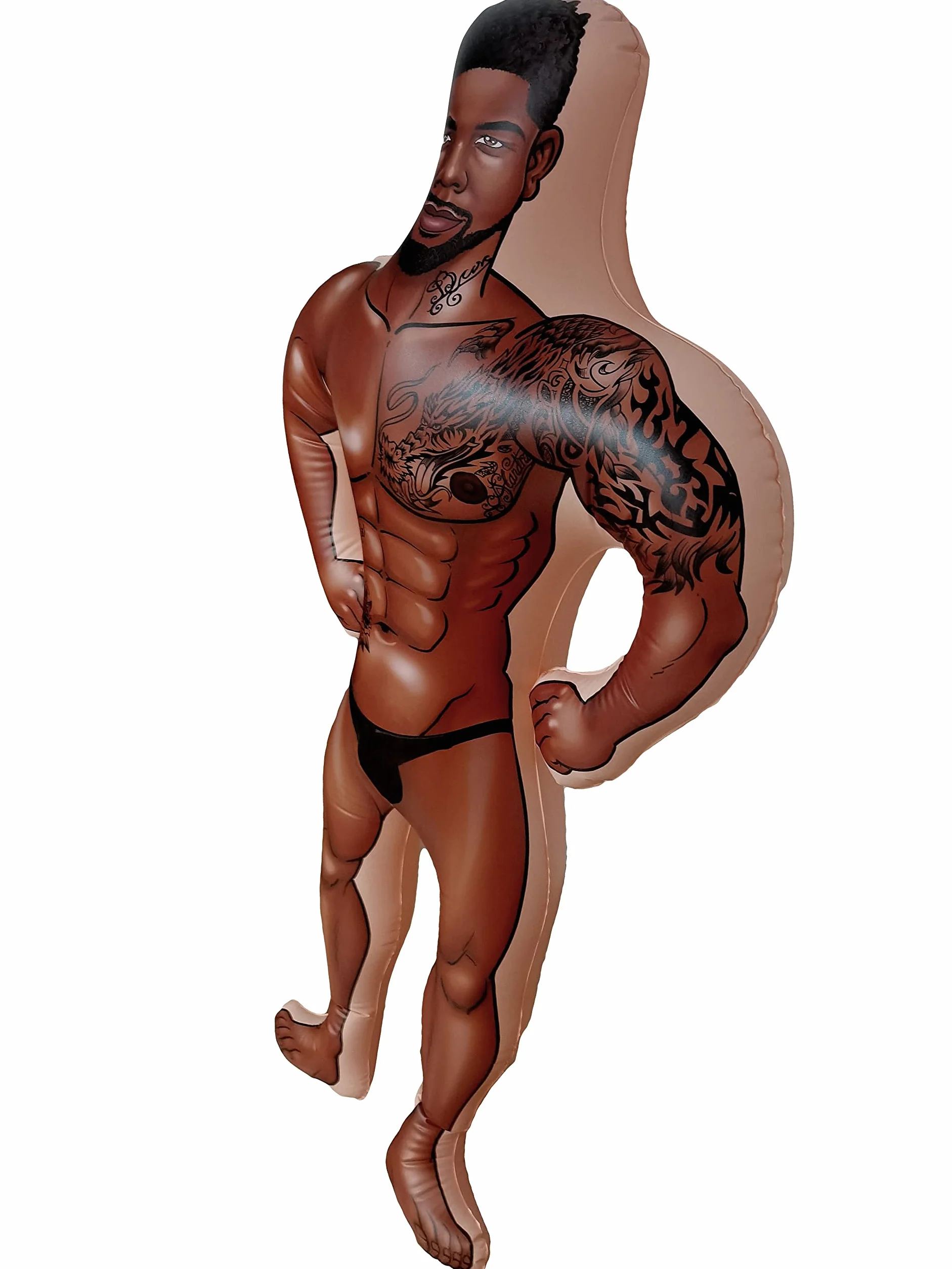 Alandra Party Javon - Bambola gonfiabile Hunk, 1,5 m, tinta unita