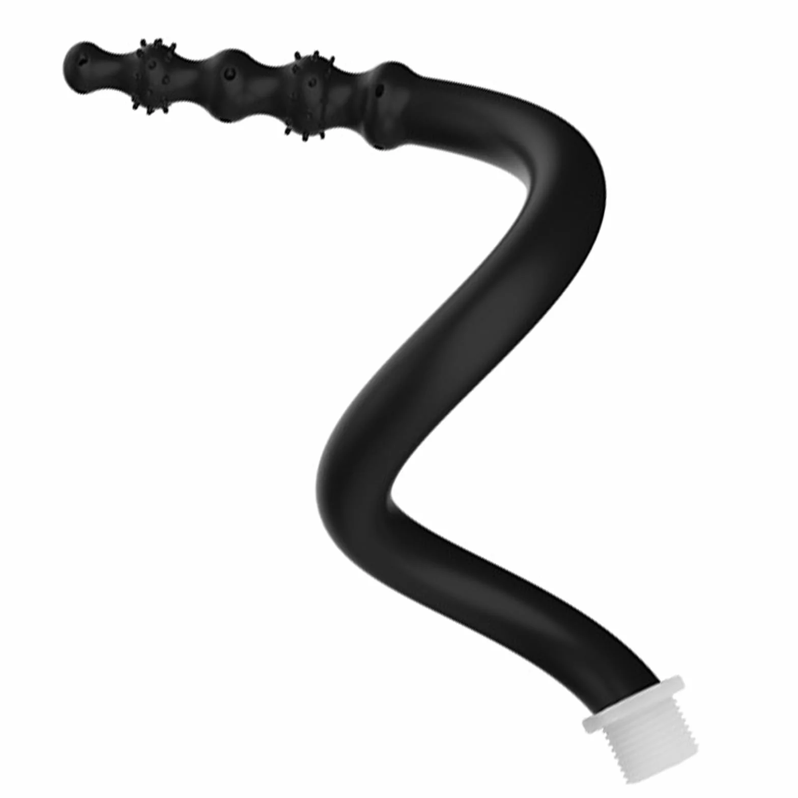 BDSMJOY Doccia clistere anale Cleaner in silicone, Tubo flessibile per clistere con Particelle di massaggio, Plug Anale Butt Plug Sexytoysys Donne Uomo (L)