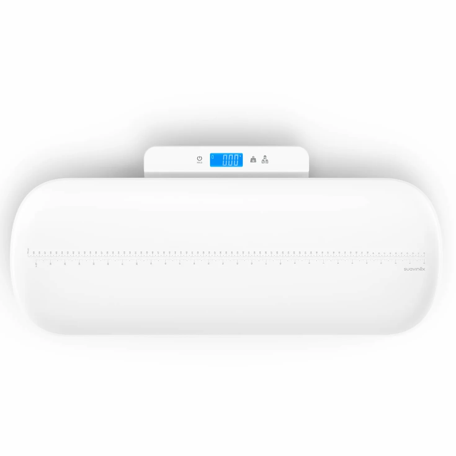 Suavinex Bilancia Digitale Neonati Adulti 1-100 kg Vassoio Pesata Rimovibile