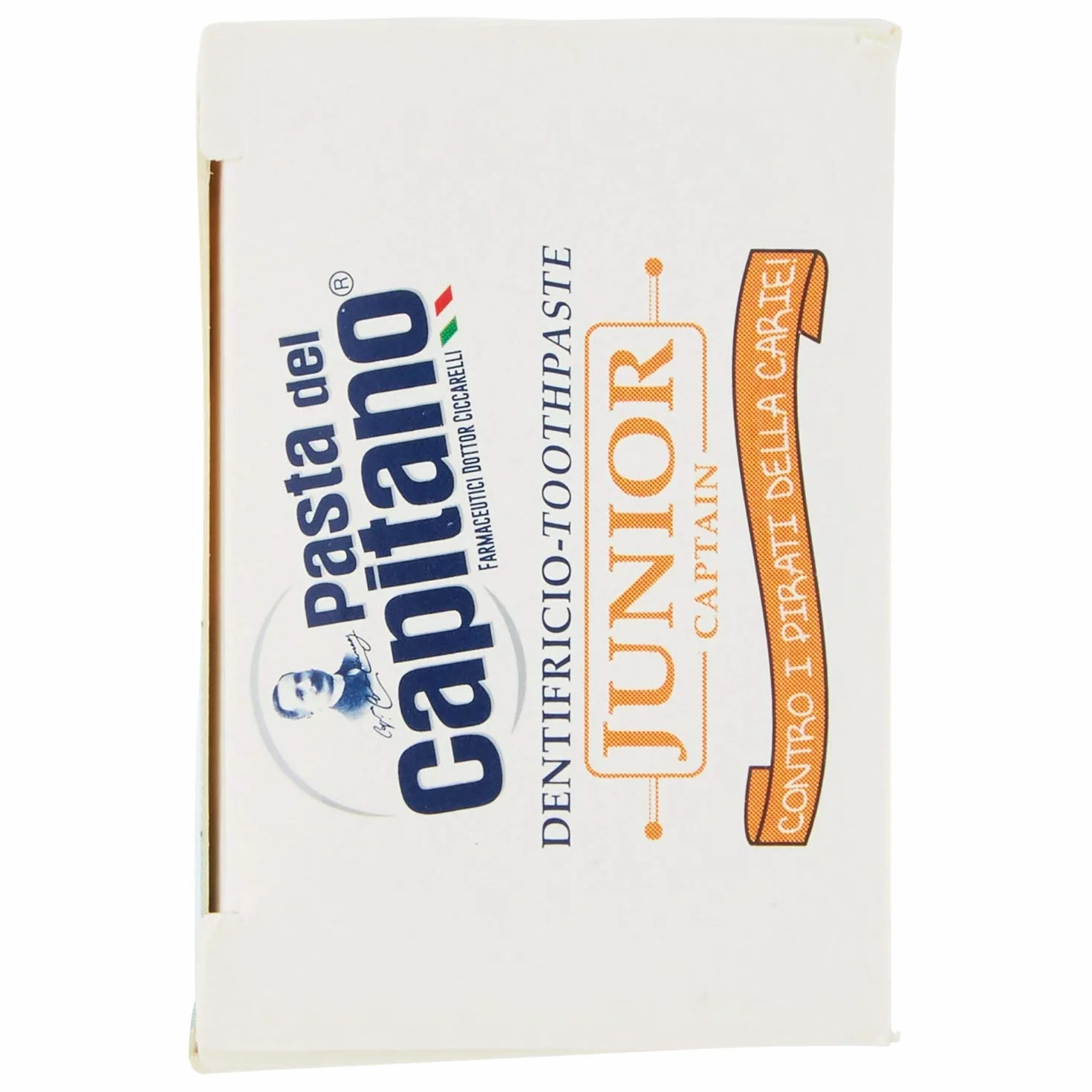 Pasta del Capitano Dentifricio Junior + 6, Menta Dolce, 75ml (Confezione da 2)