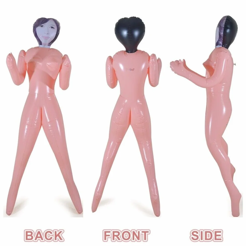 Bambola Gonfiabile Donna, Bambola Gonfiabile per Addio al Celibato, Sexy Gadget, Bambola Scherzo per Adulti e Compleanno 155 cm