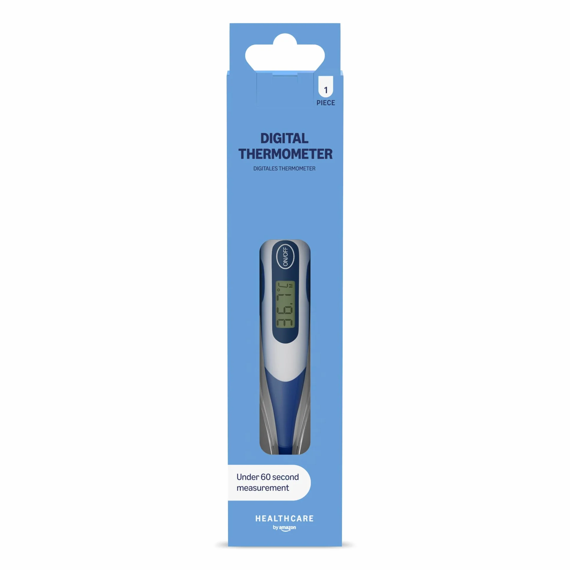 Termometro digitale Healthcare By Amazon, Blu